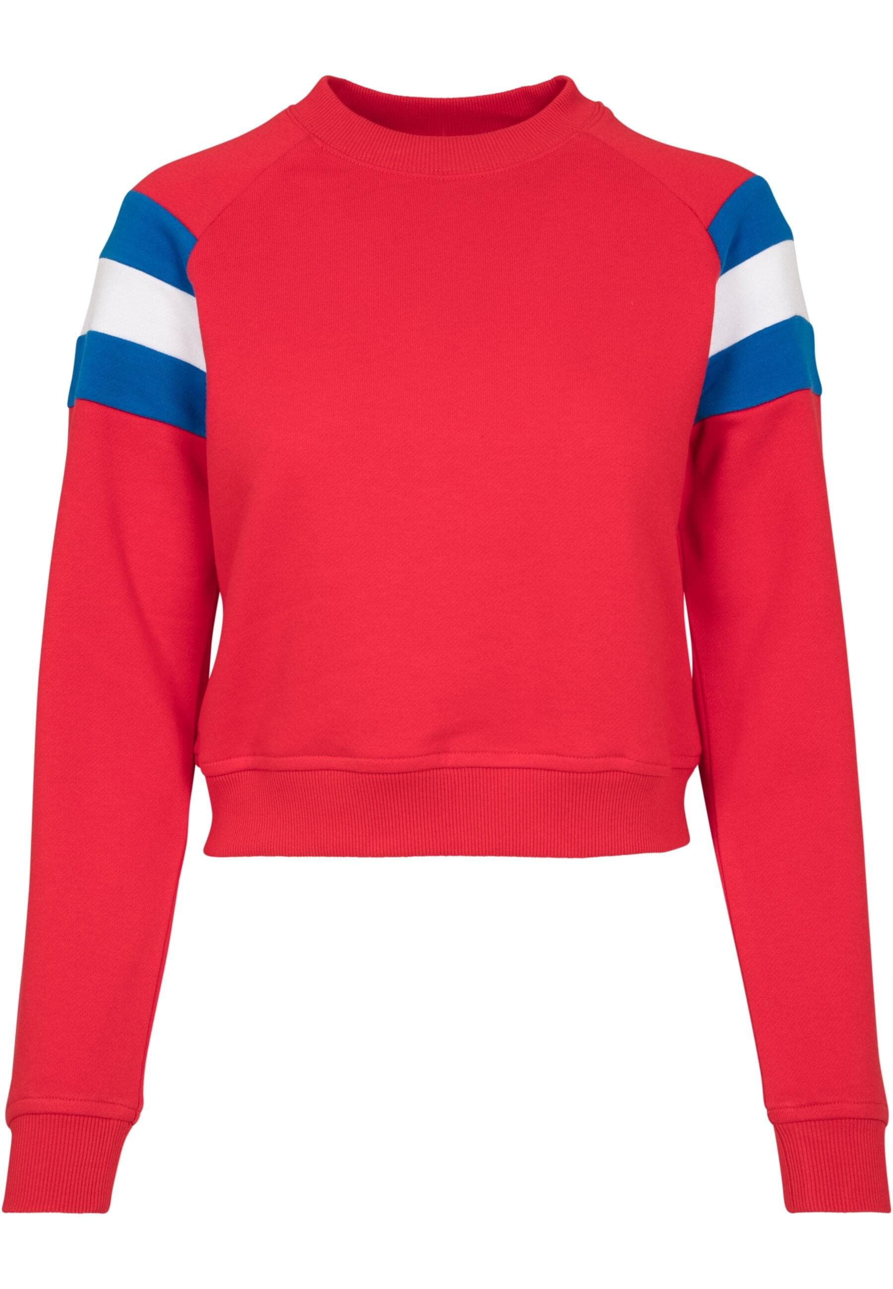 URBAN CLASSICS Sweatshirt "Urban Classics Damen Ladies Sleeve Stripe Crew" günstig online kaufen