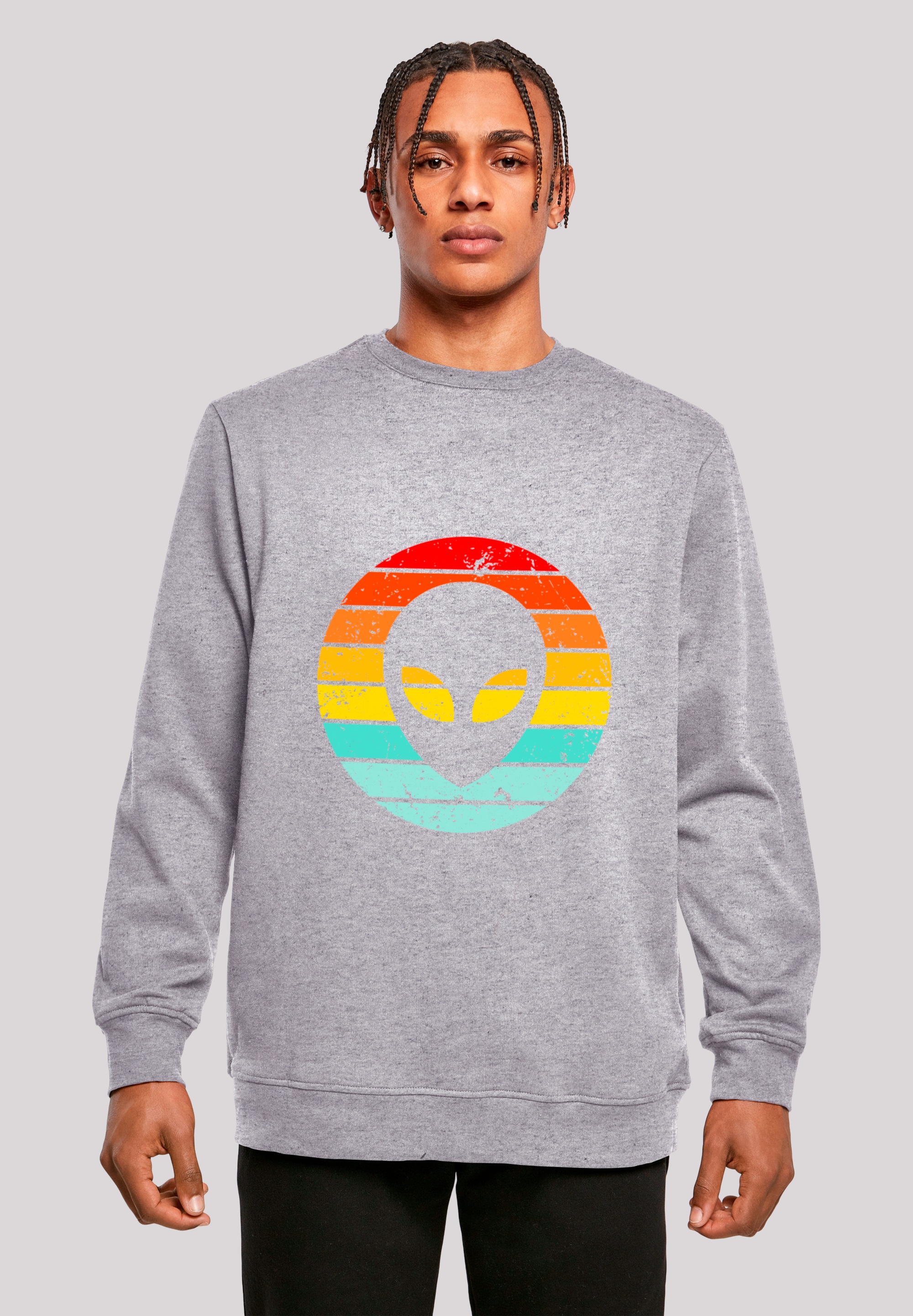 F4NT4STIC Sweatshirt "Alien Retro Sonnenuntergang", Premium Qualität günstig online kaufen