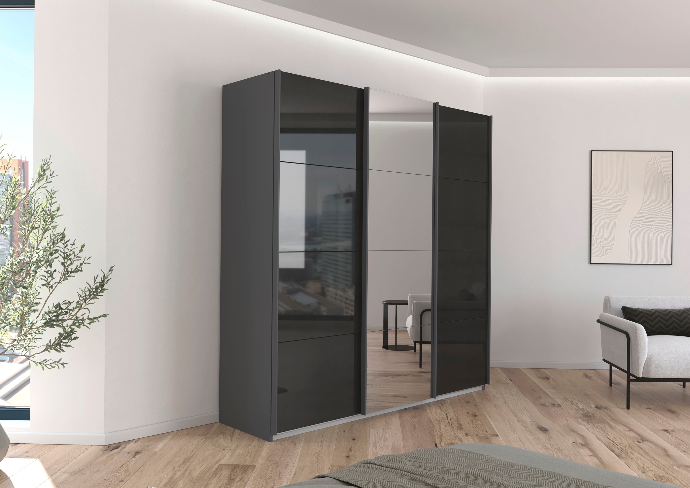 rauch Schwebetürenschrank "Kleiderschrank Schrank Garderobe AGORDO", (in zw günstig online kaufen