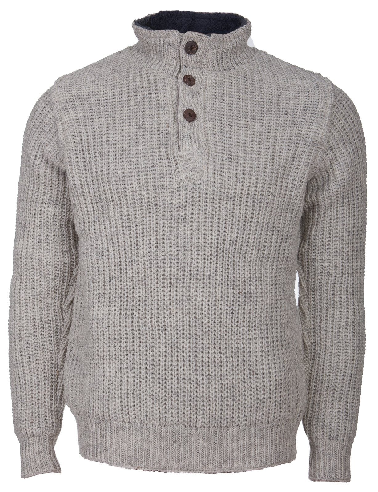 DEPROC Active Strickfleecejacke "Wollpullover mit Fleece ELKFORD MEN" günstig online kaufen