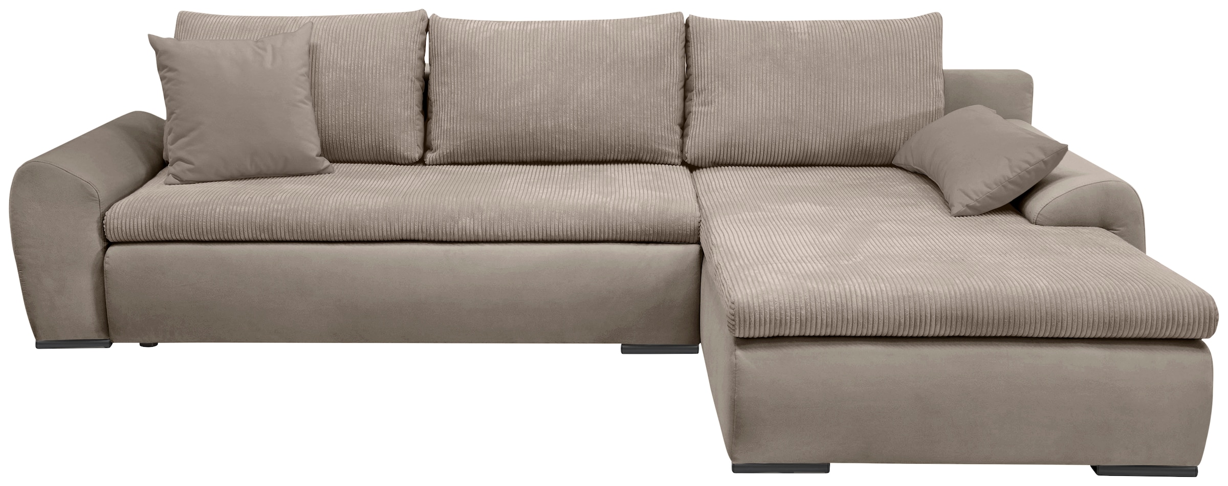 Home affaire Ecksofa »Win L-Form«, wahlweise mit Bettfunktion und Bettkasten