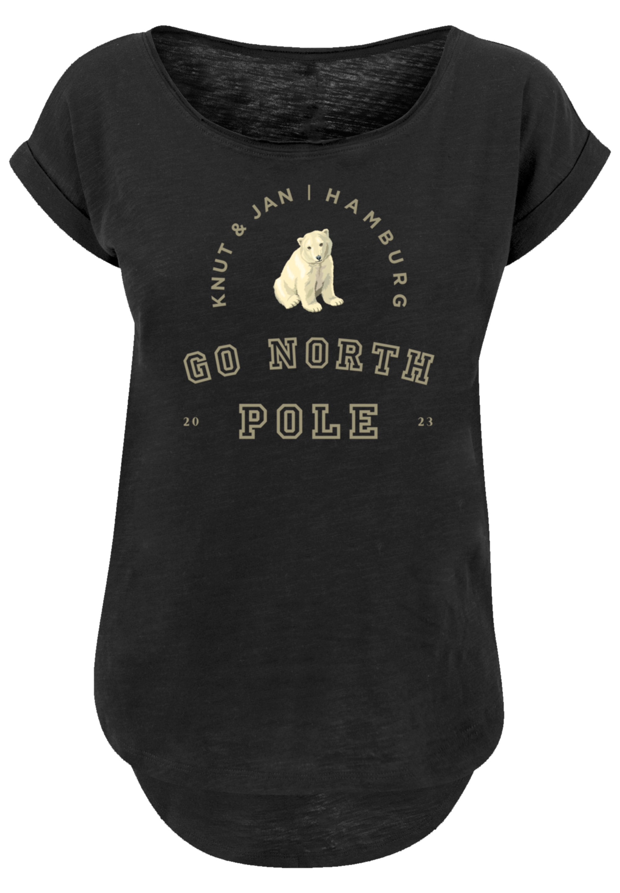 F4NT4STIC T-Shirt »Eisbär Knut & Jan Hamburg«, Print