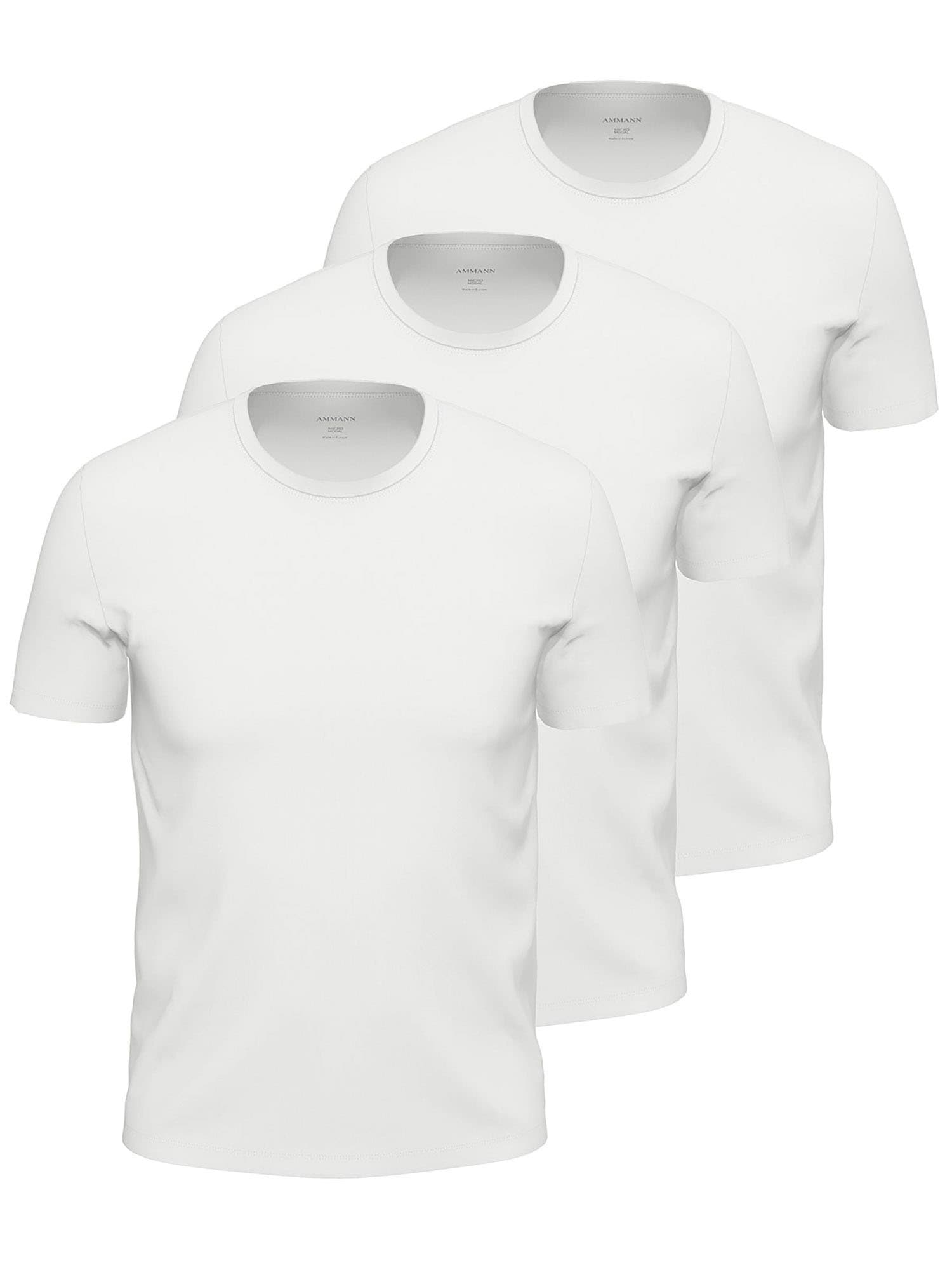 Ammann Unterhemd "3er Pack Shirt 1/2 Arm Day Modern / Micro Modal" Spar-Pack
