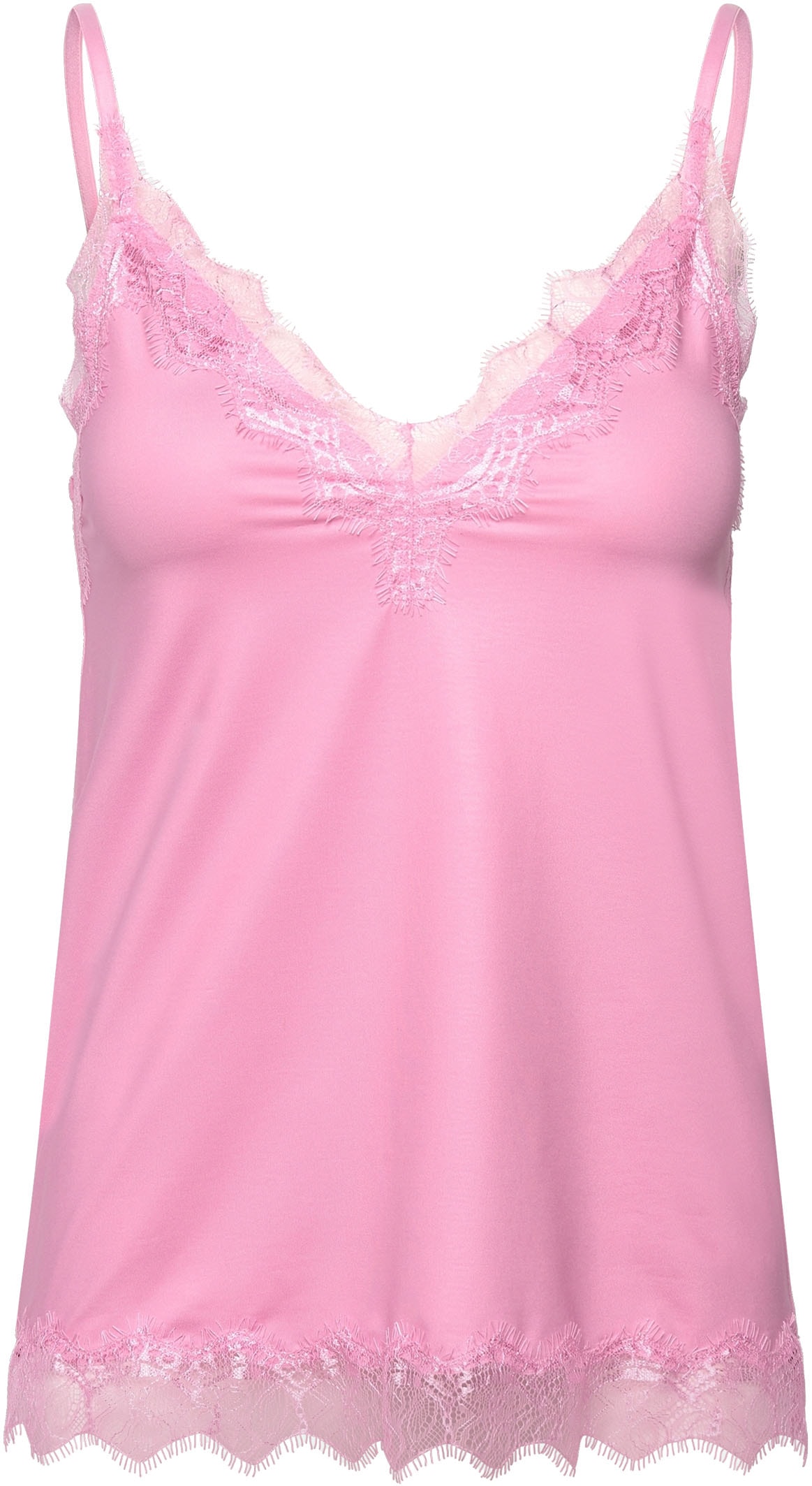 rosemunde Spaghettitop "Billie Strap Top" Vintage-Spitzenbesatz an Ausschni günstig online kaufen