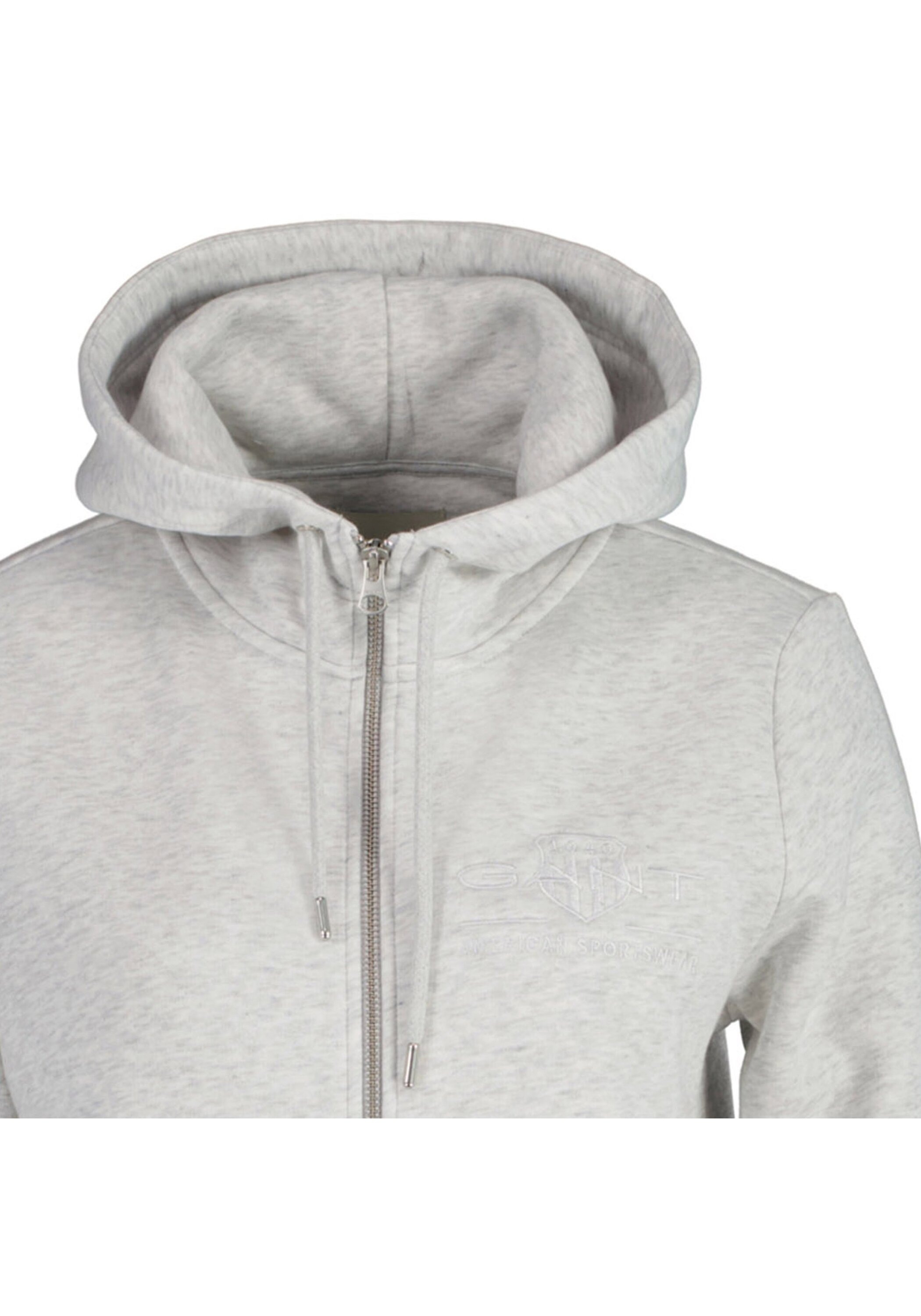 Gant Sweater "Sweatjacke REGULAR TONAL SHIELD ZIP HOODIE" günstig online kaufen