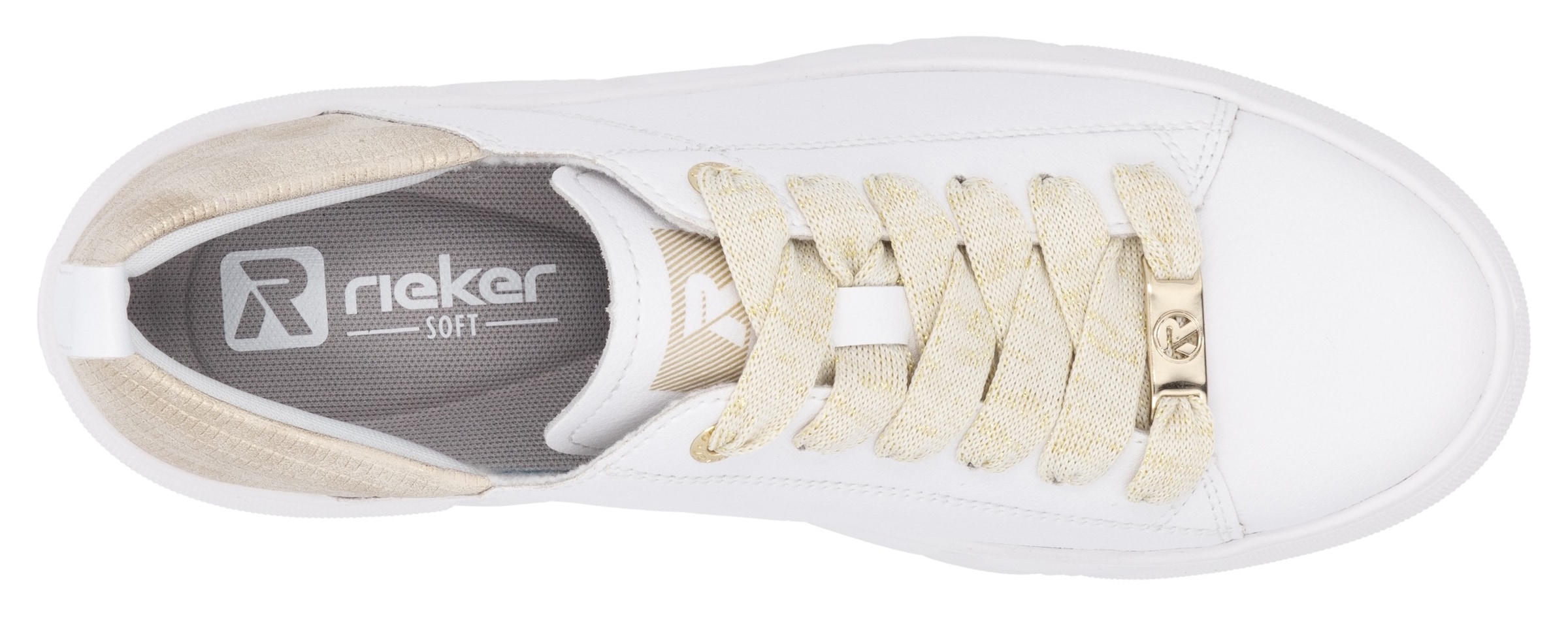 RIEKER Sport Plateausneaker, Schnürschuh, Halbschuh, Freizeitsneaker mit Soft-Einlage