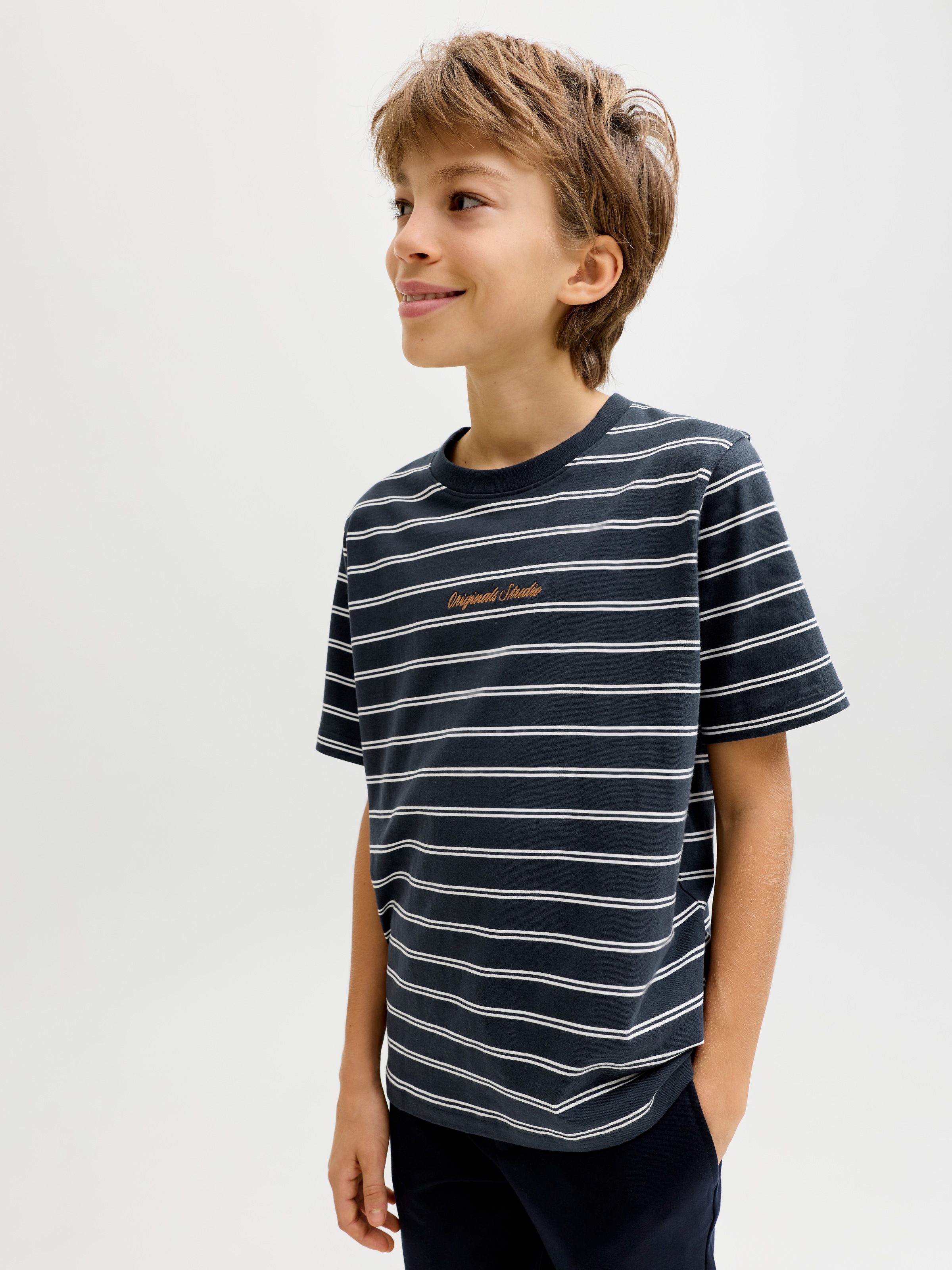 Jack & Jones Junior T-Shirt »JORNORREBRO STRIPE TEE SS CN JNR«
