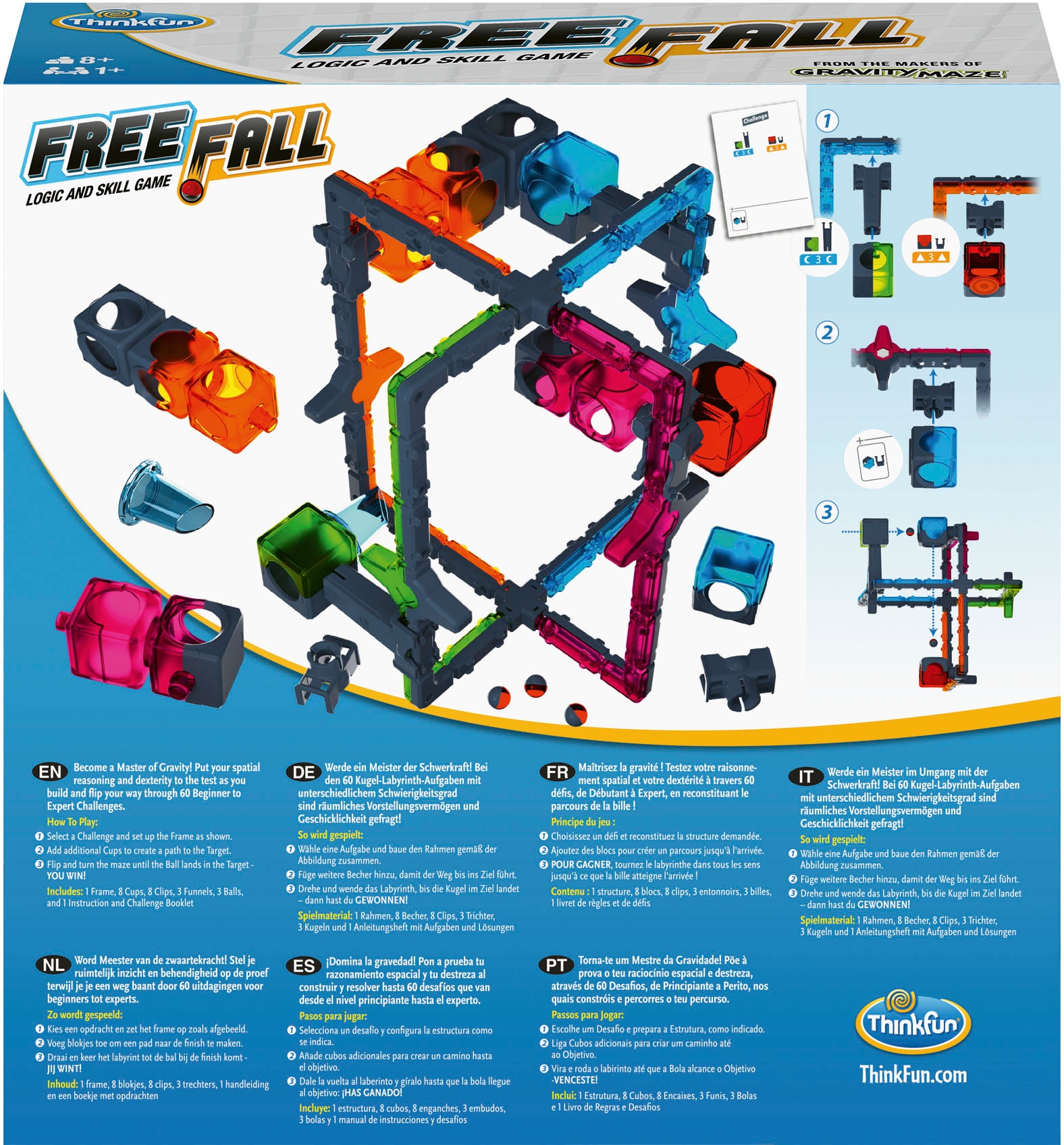 Thinkfun® Spiel »Free Fall«, FSC®- schützt Wald - weltweit