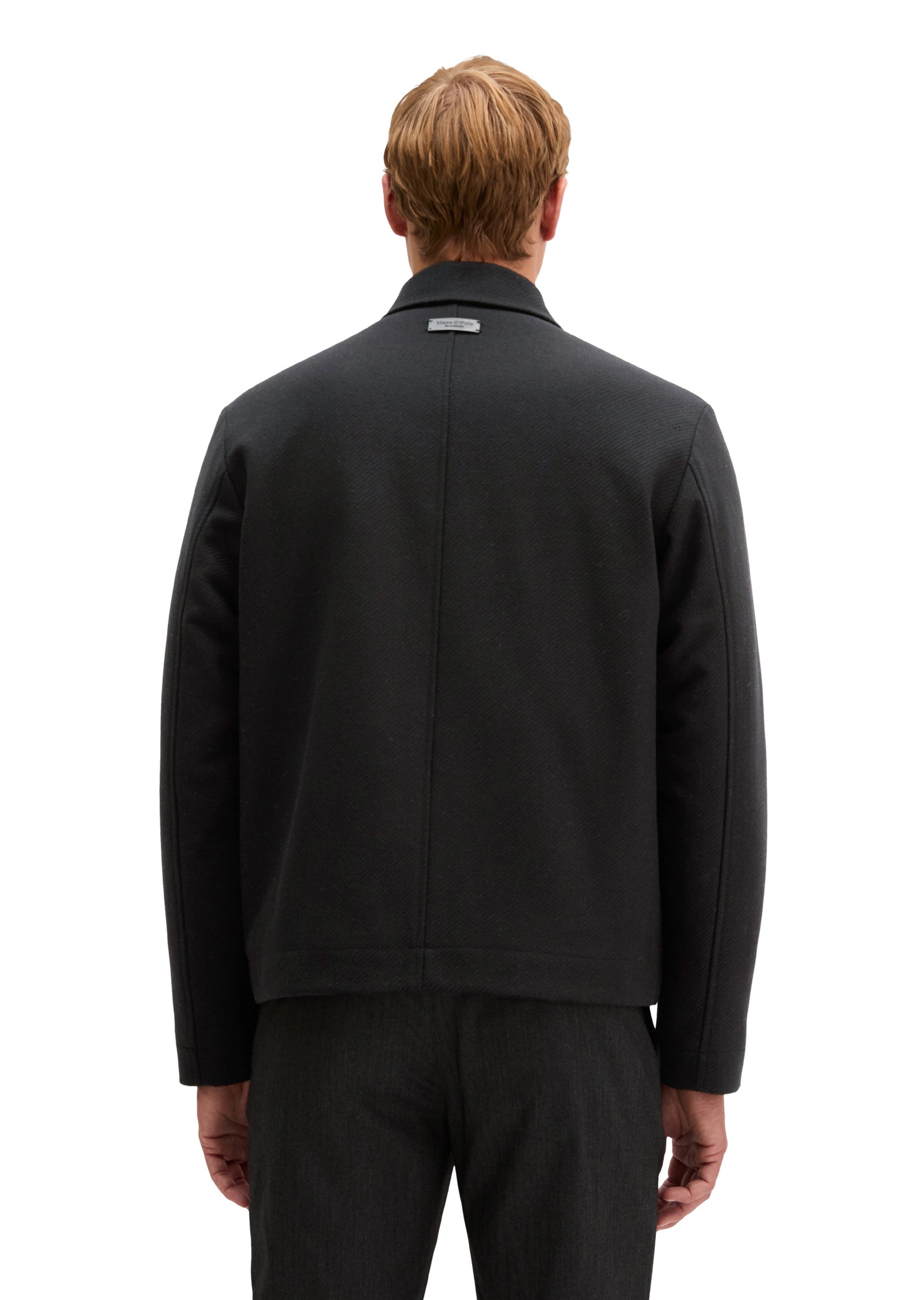 Marc O'Polo Outdoorjacke »aus weichem Schurwoll-Mix«