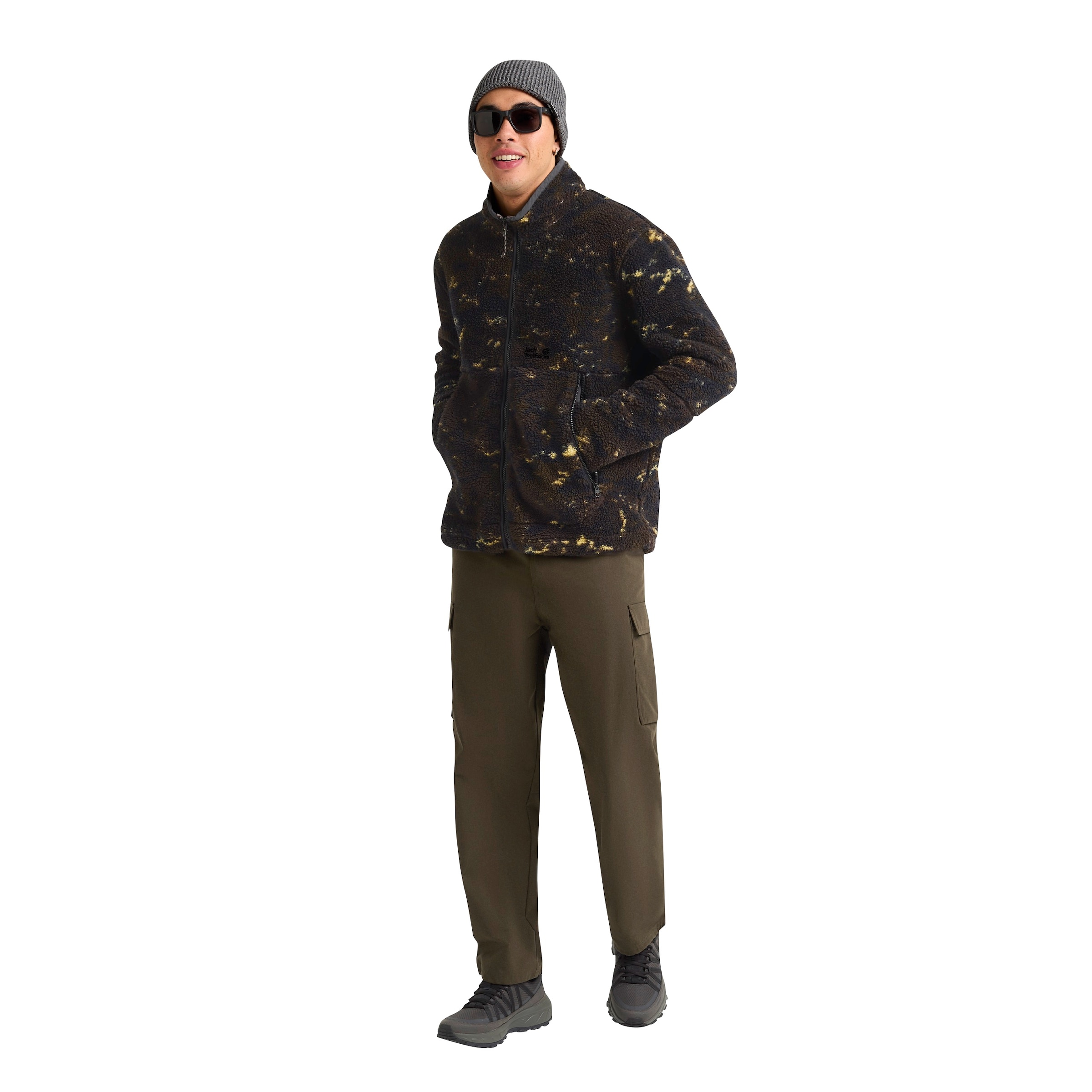 Jack Wolfskin Fleecejacke, Winddicht, atmungsaktiv, Übergangsjacke
