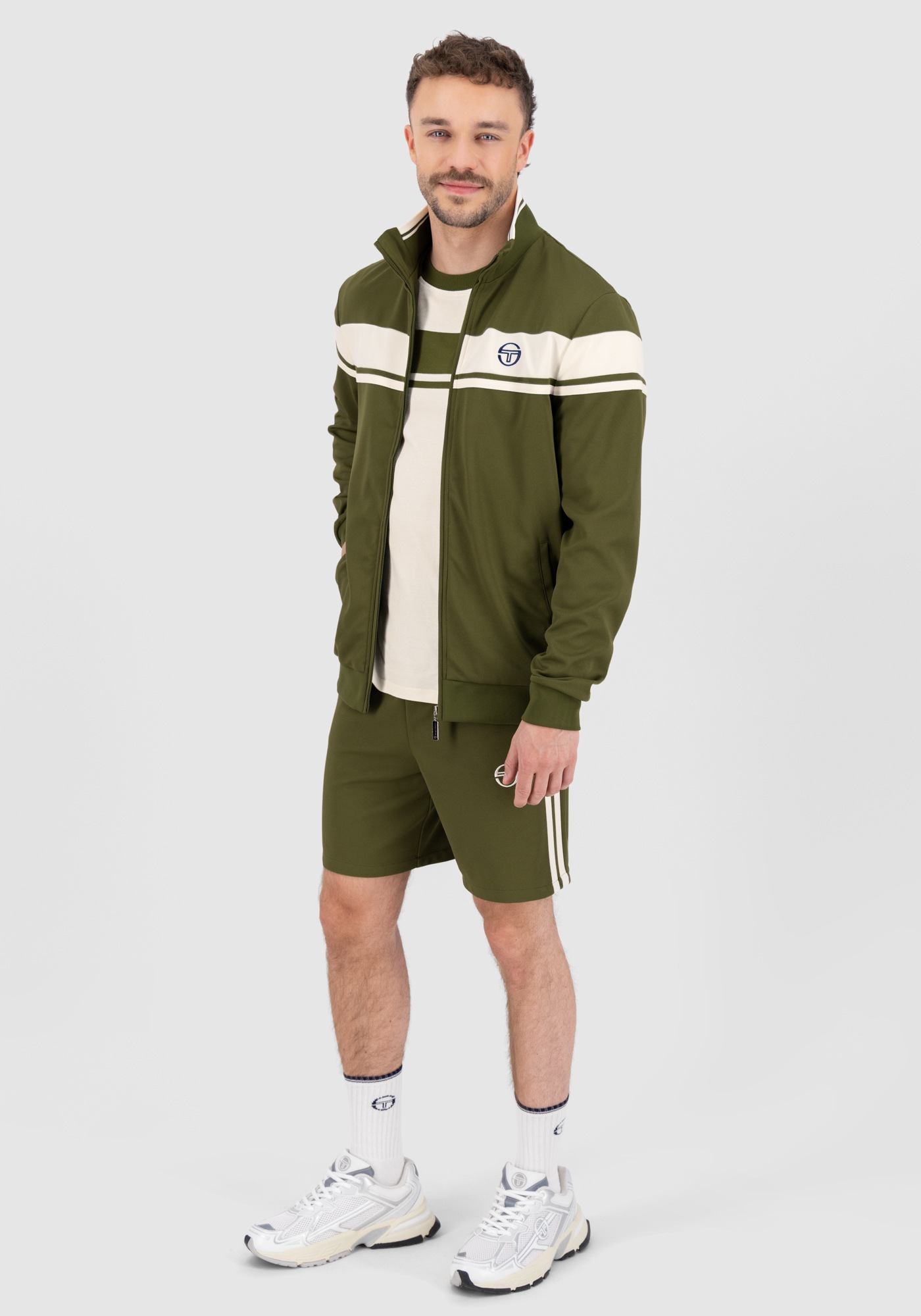 Sergio Tacchini Trainingsjacke »DAMARINDO TT_ Herren«, ohne Kapuze, Trainingsjacke Herren, leichte Jacke, Retro, Sportjacke, Outdoor, Sale