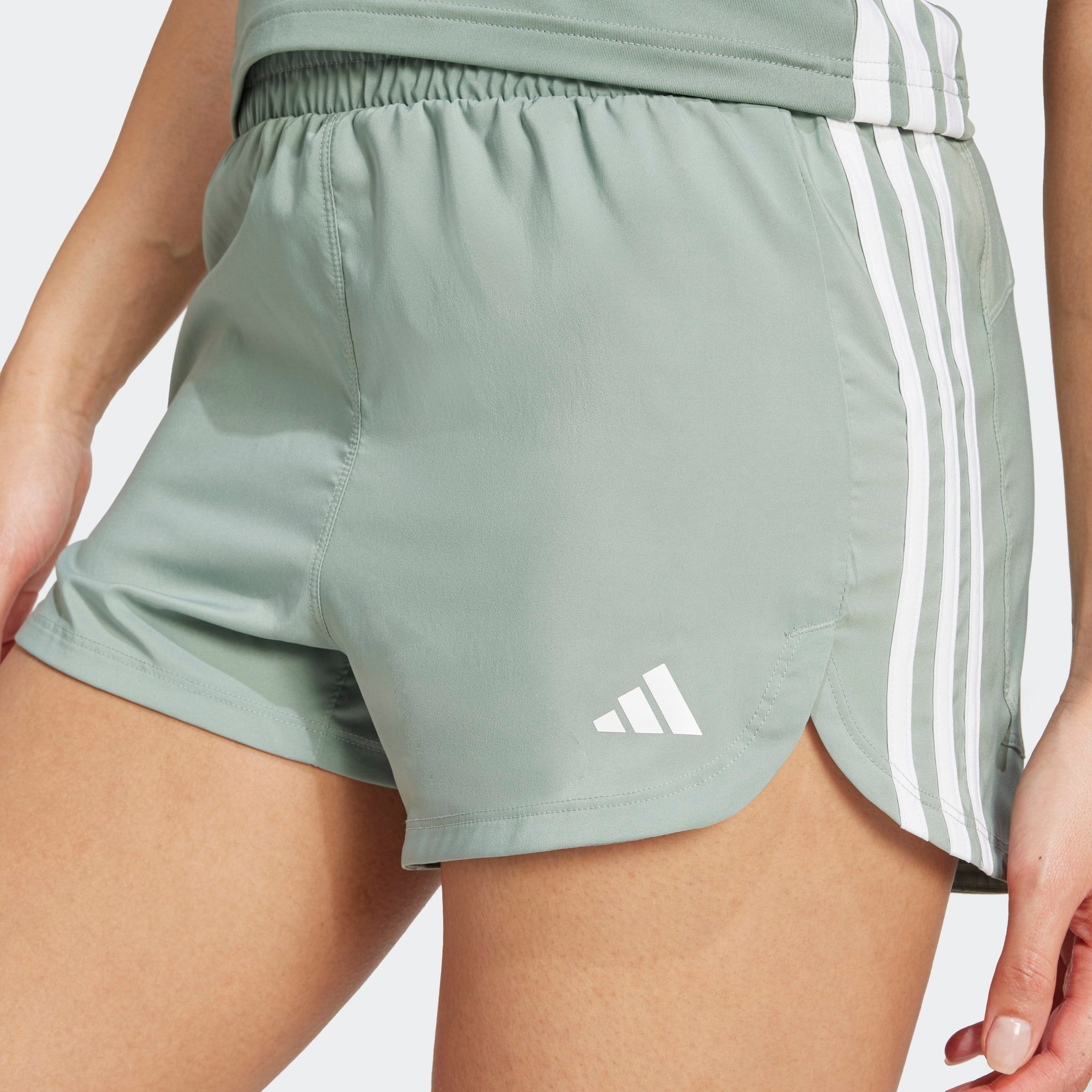 adidas Performance Shorts »PACER WVN HIGH«, (1 tlg.), Woven Trainingsshorts mit hohem Bund