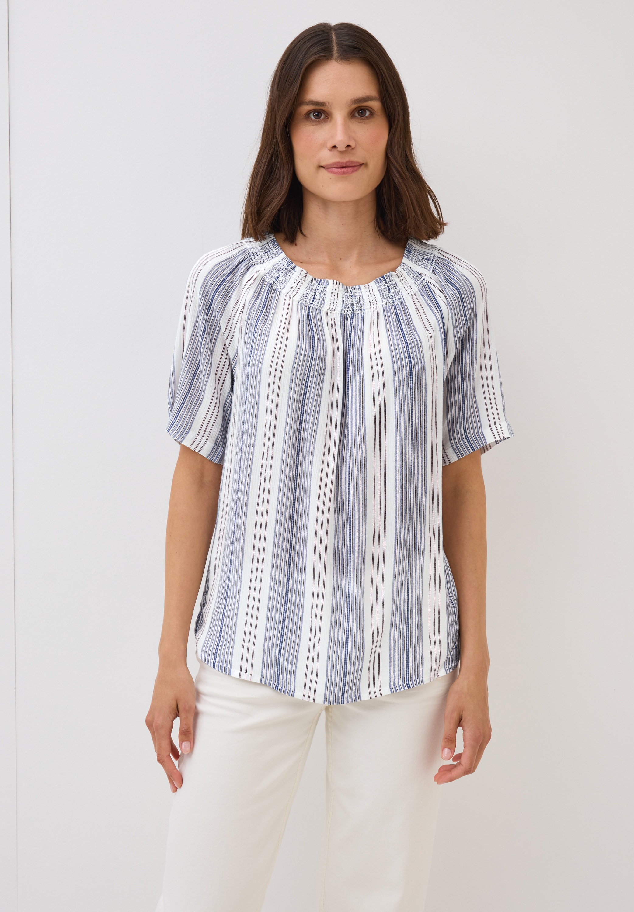 Cecil Kurzarmbluse, Feel Good Fit günstig online kaufen