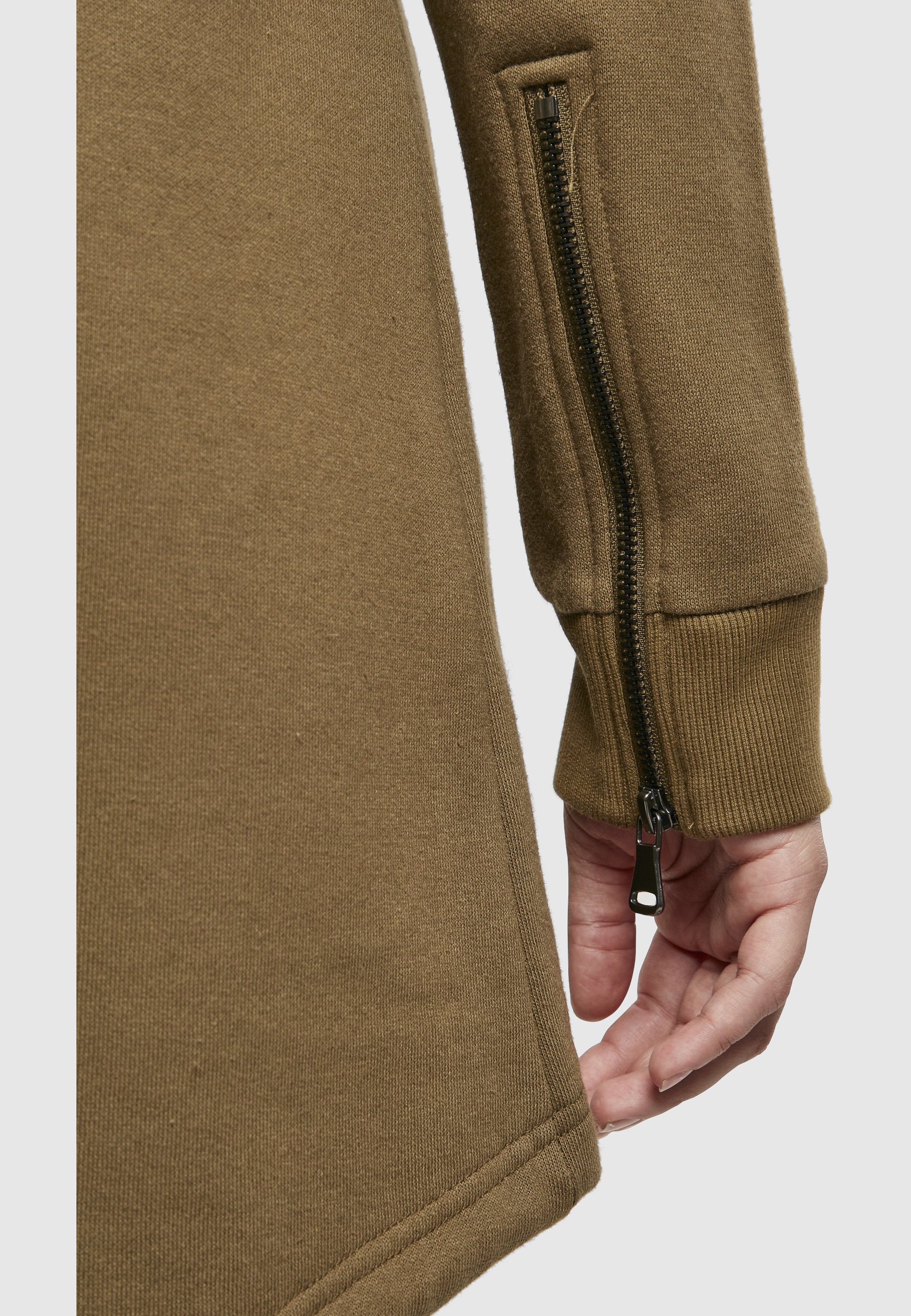 URBAN CLASSICS Sweatjacke »Urban Classics Damen Ladies Sweat« 1 Stk.