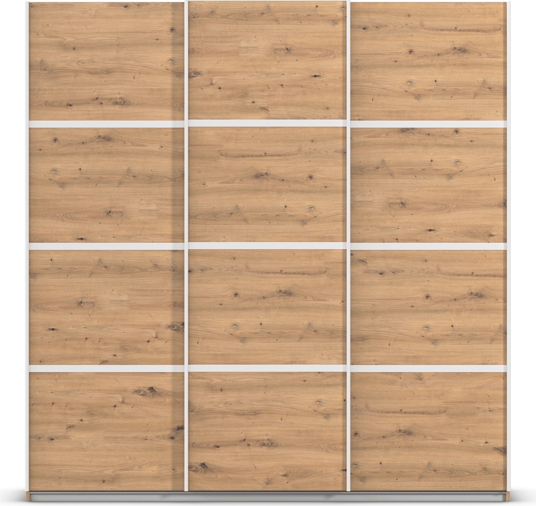 rauch Kleiderschrank »Schwebetürenschrank Garderobe Schrank TOP ANGEBOT Avola«, (in 3 verschiedenen Ausstattungen BASIC/CLASSIC/PREMIUM), mit eleganten Zierleisten in Chrom, Schwarz oder Weiß MADE IN GERMANY