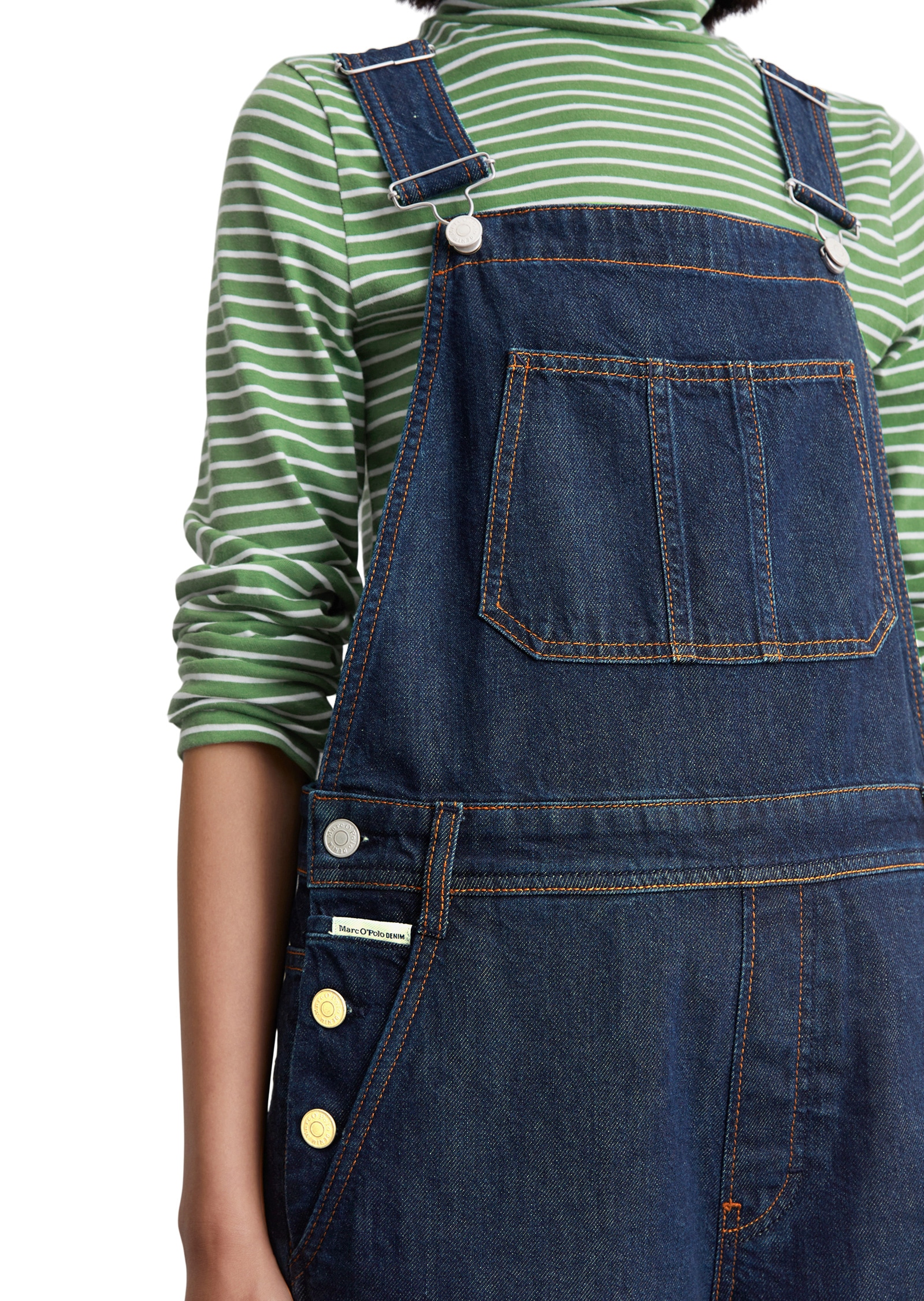 Marc O'Polo DENIM Overall »aus dunkelblauem Rigid Denim«
