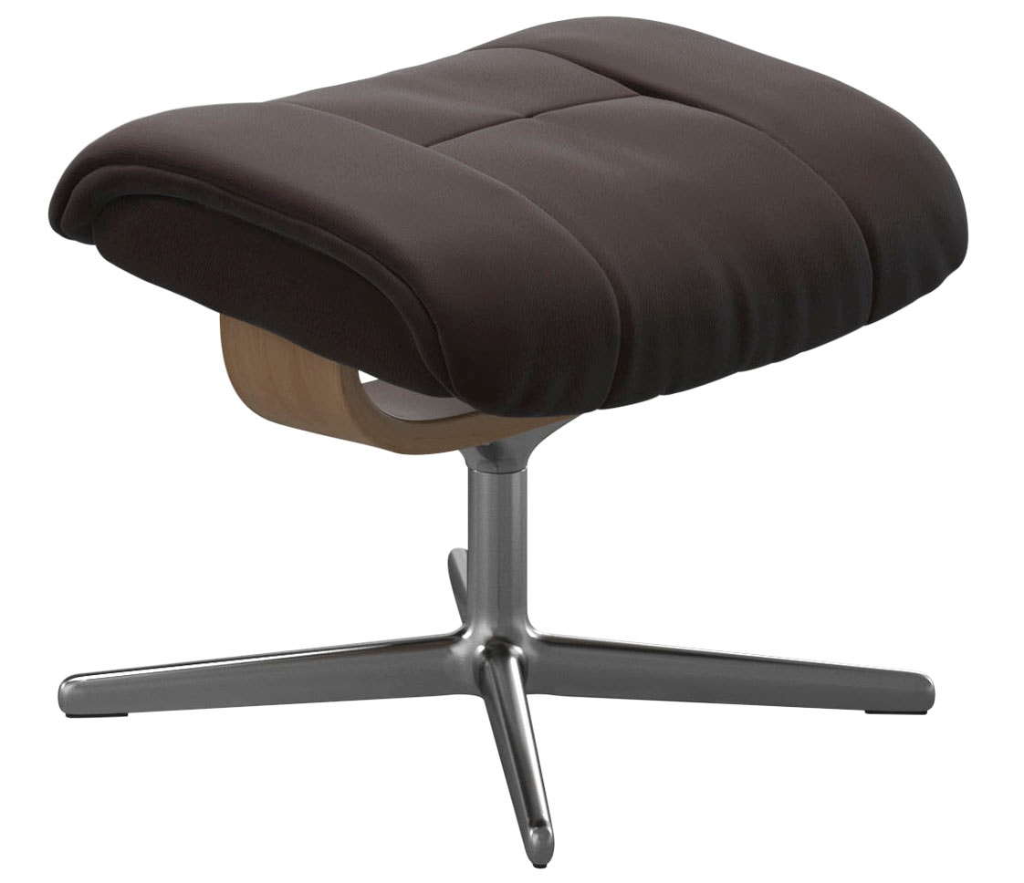 Stressless Fußhocker "Mayfair", mit Cross Base, Größe S, M & L, Holzakzent Eiche