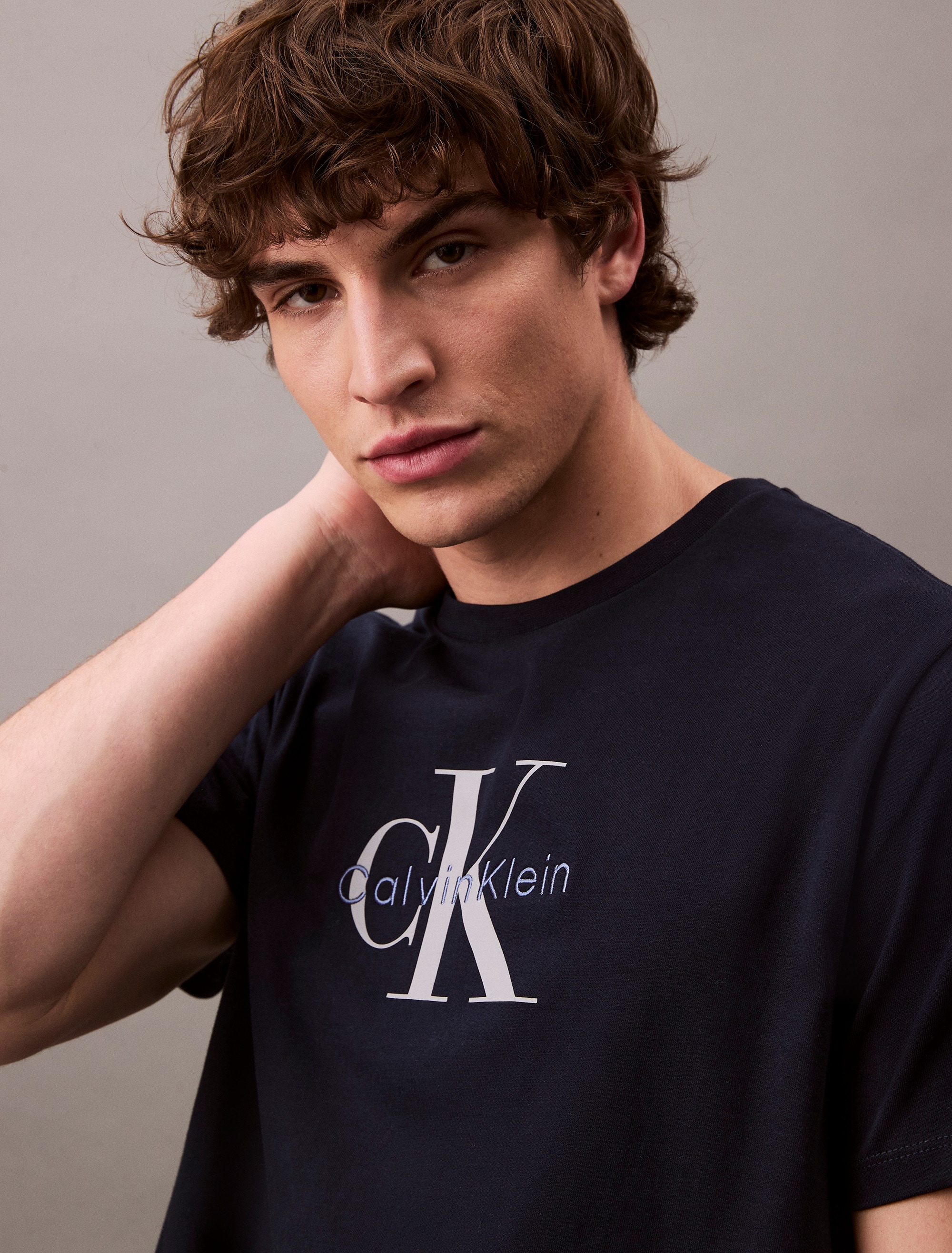 Calvin Klein Jeans T-Shirt "SS Hero Monologo Tee 20s" Mit Rundhalsausschnit günstig online kaufen