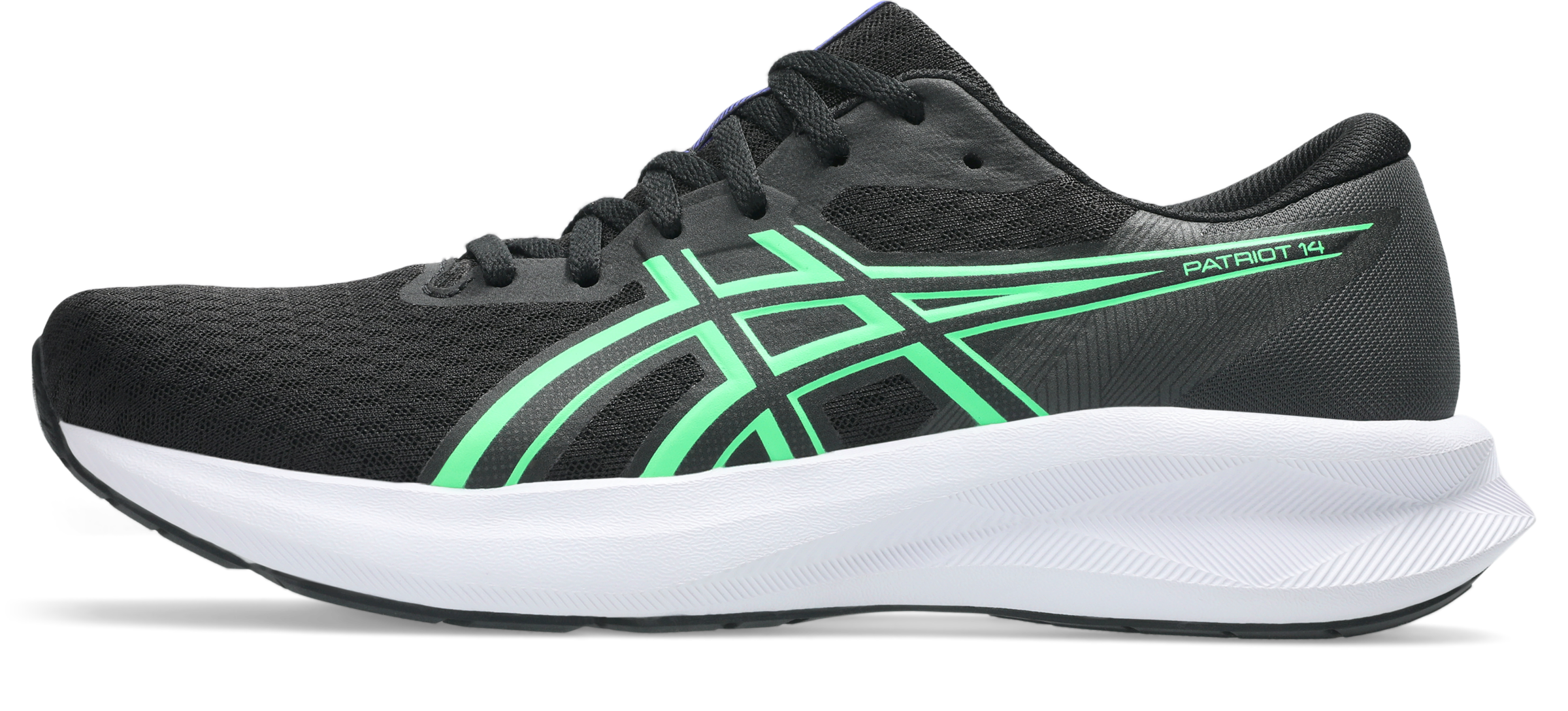 Asics Laufschuh »PATRIOT 14«  atmungsaktives Mesh-Obermaterial, Energiegeladene Mittelsohle