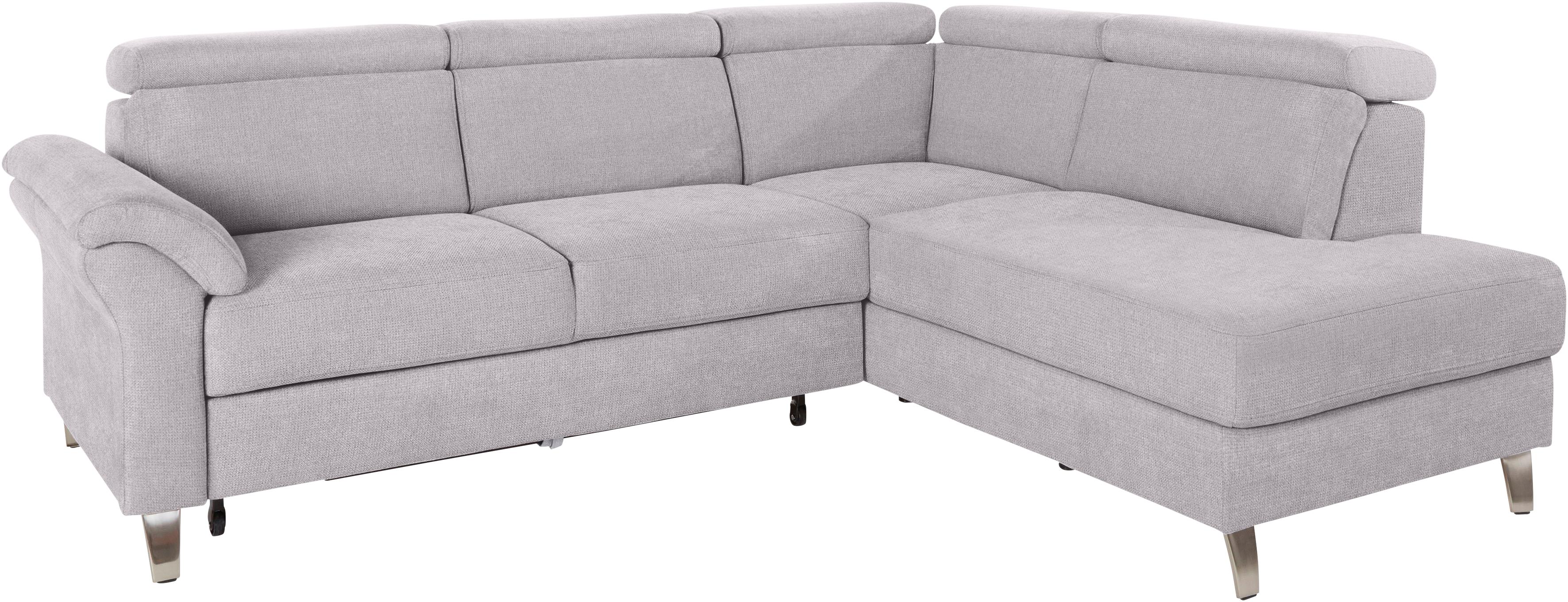 sit&more Ecksofa "Arngast L-Form" inklusive Kopfteilverstellung und Federkern