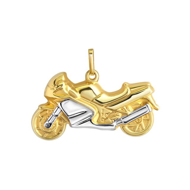 Firetti Kettenanhänger »Schmuck Geschenk Gold 375 Halsschmuck Anhänger  Halskette Motorrad«, zu Hoodie, Shirt, Jeans, Sneaker! Anlass Geburtstag  Weihnachten ▷ für | BAUR