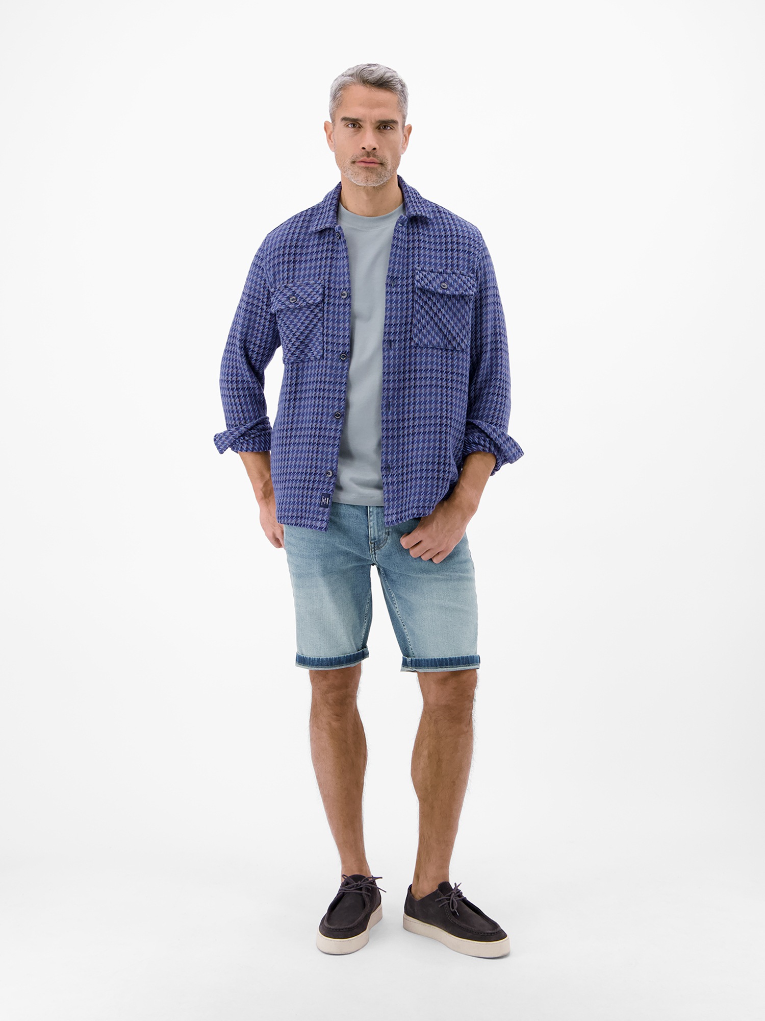 LERROS Jeansbermudas »Denim Bermuda aus flexiblem Baumwollmischgewebe«