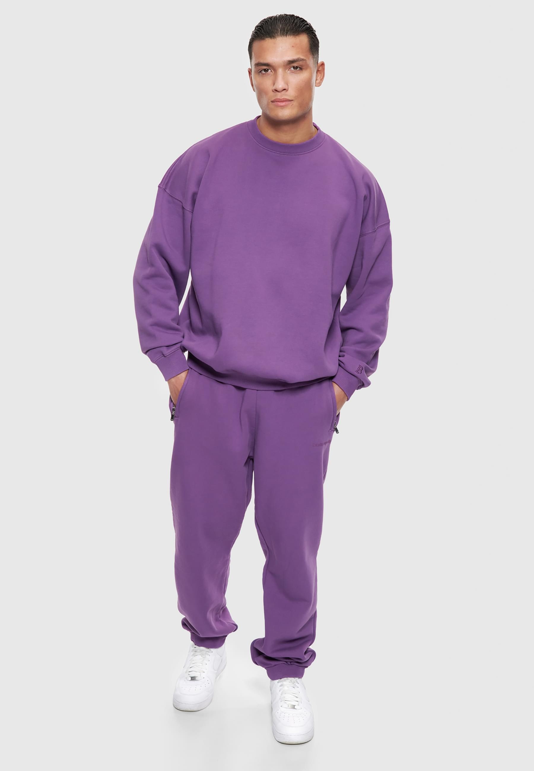 Dropsize Rundhalspullover »Dropsize Herren Bazix Republiq Super Heavy Blank Sweater« 1 Stk. tlg.