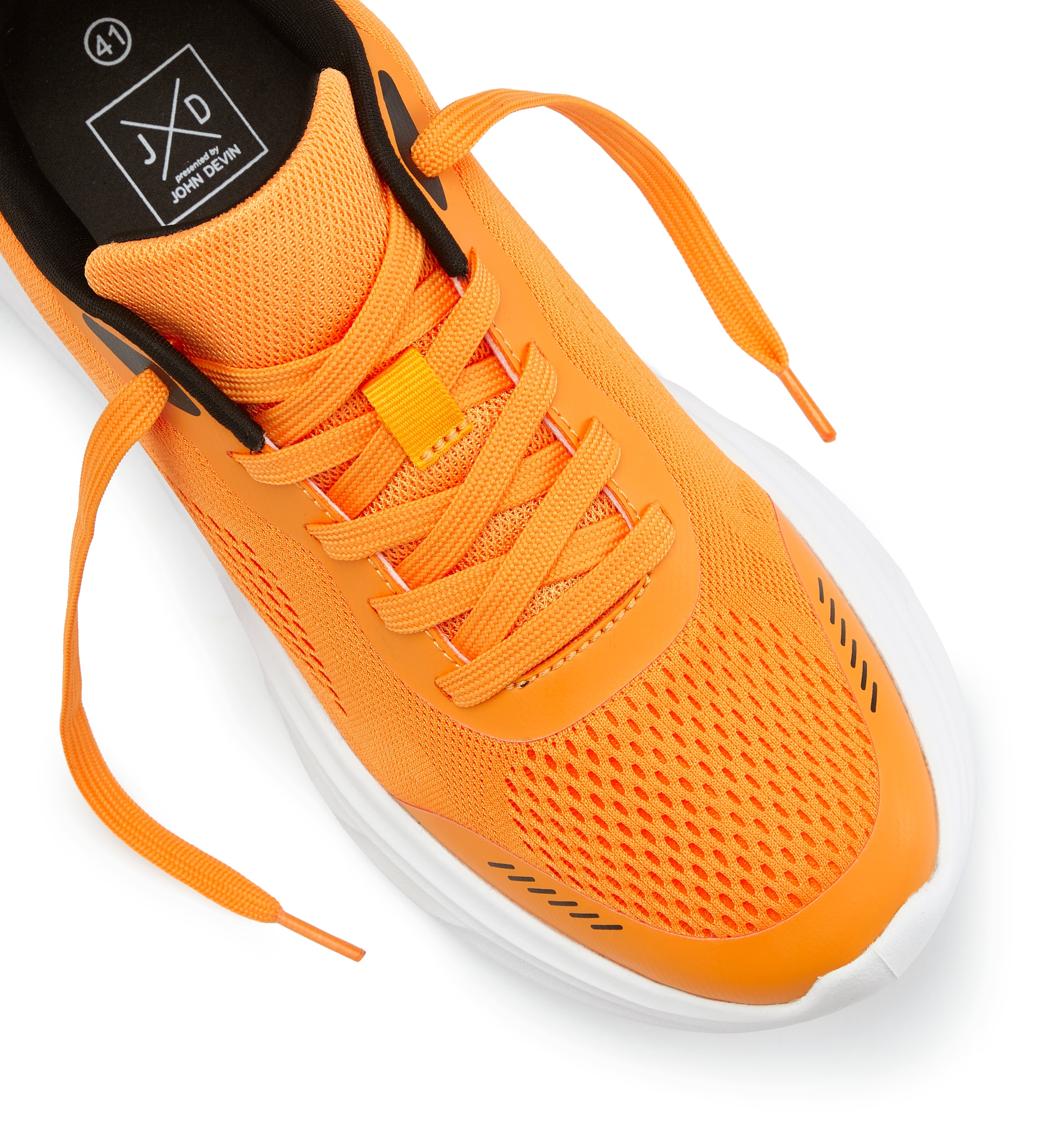 John Devin Sneaker »Schnürschuh, Freizeitschuhe, Schnürhalbschuhe, Halbschuh, Turnschuh«  NEU im sportiven Look aus luftigem Mesh-Material VEGAN