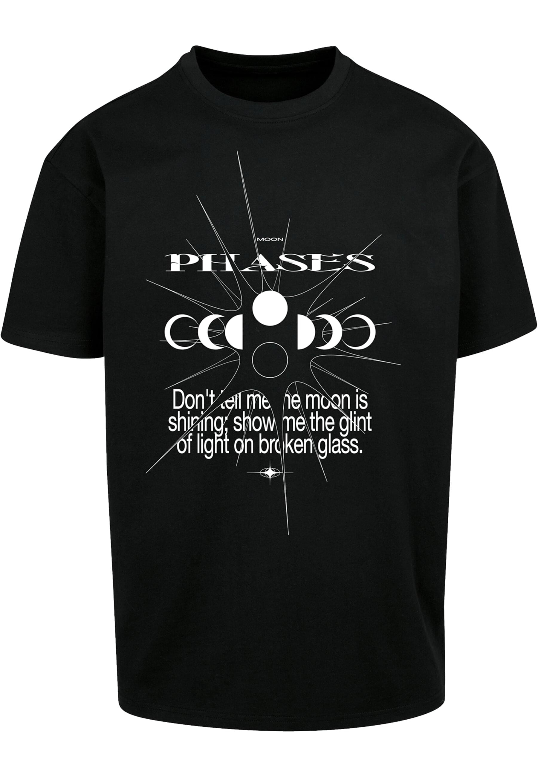 MisterTee Kurzarmshirt "MisterTee Unisex Moon Phases Tee" 1 Stk. tlg. günstig online kaufen