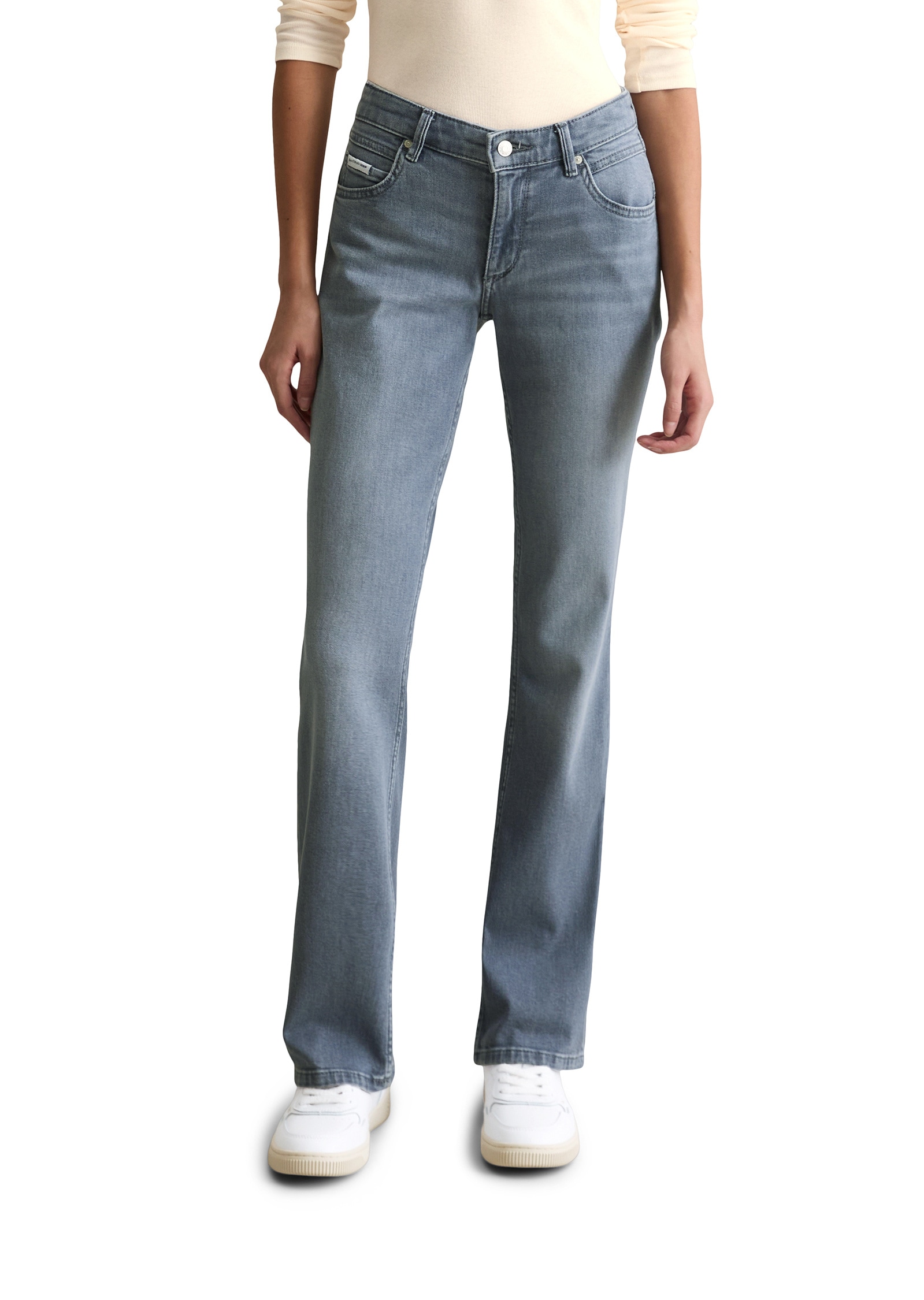 Marc OPolo DENIM Schlagjeans "aus Bio-Baumwoll-Stretch" günstig online kaufen