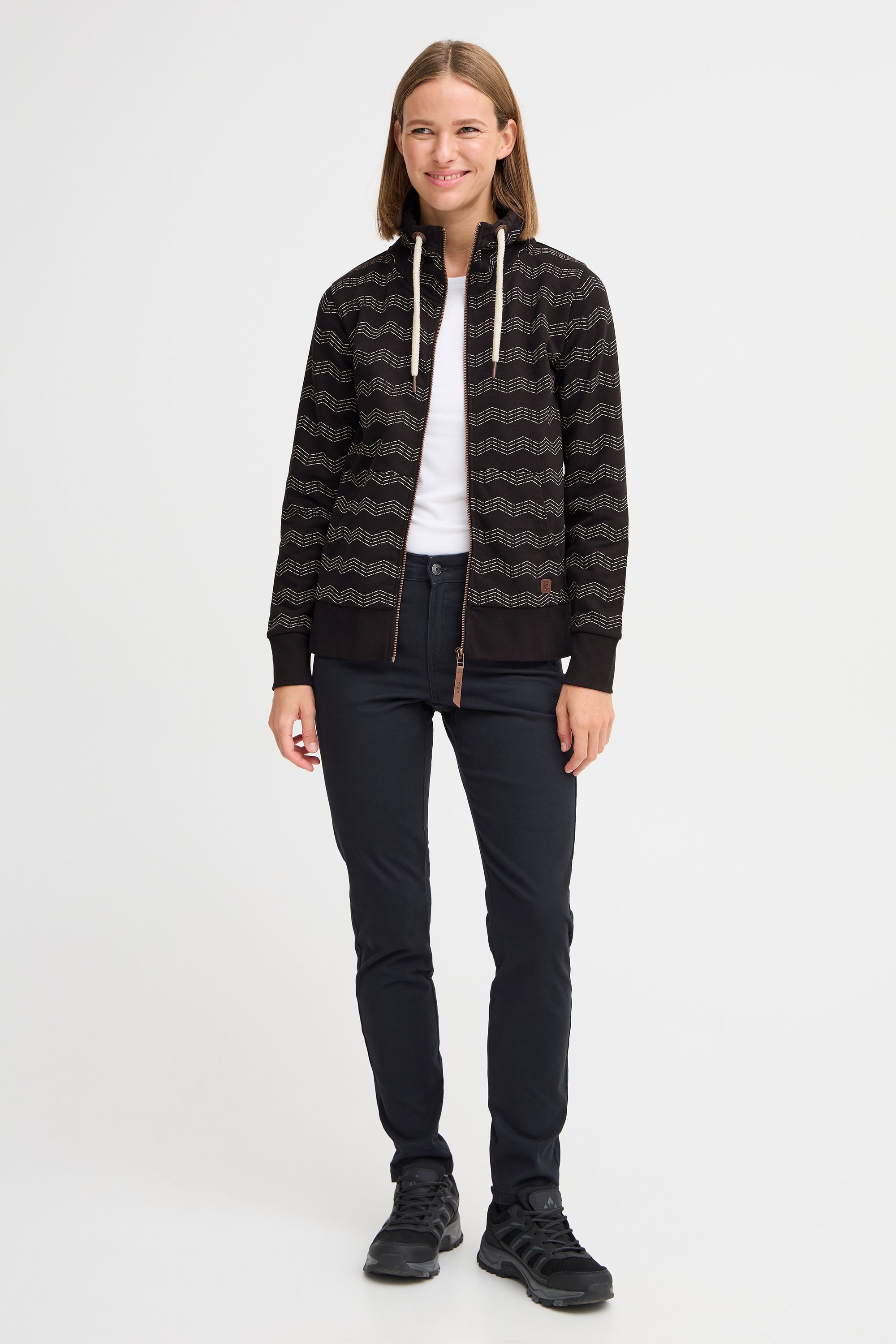 OXMO Funktions-Kapuzensweatjacke "Strickjacke OXVANTA" günstig online kaufen