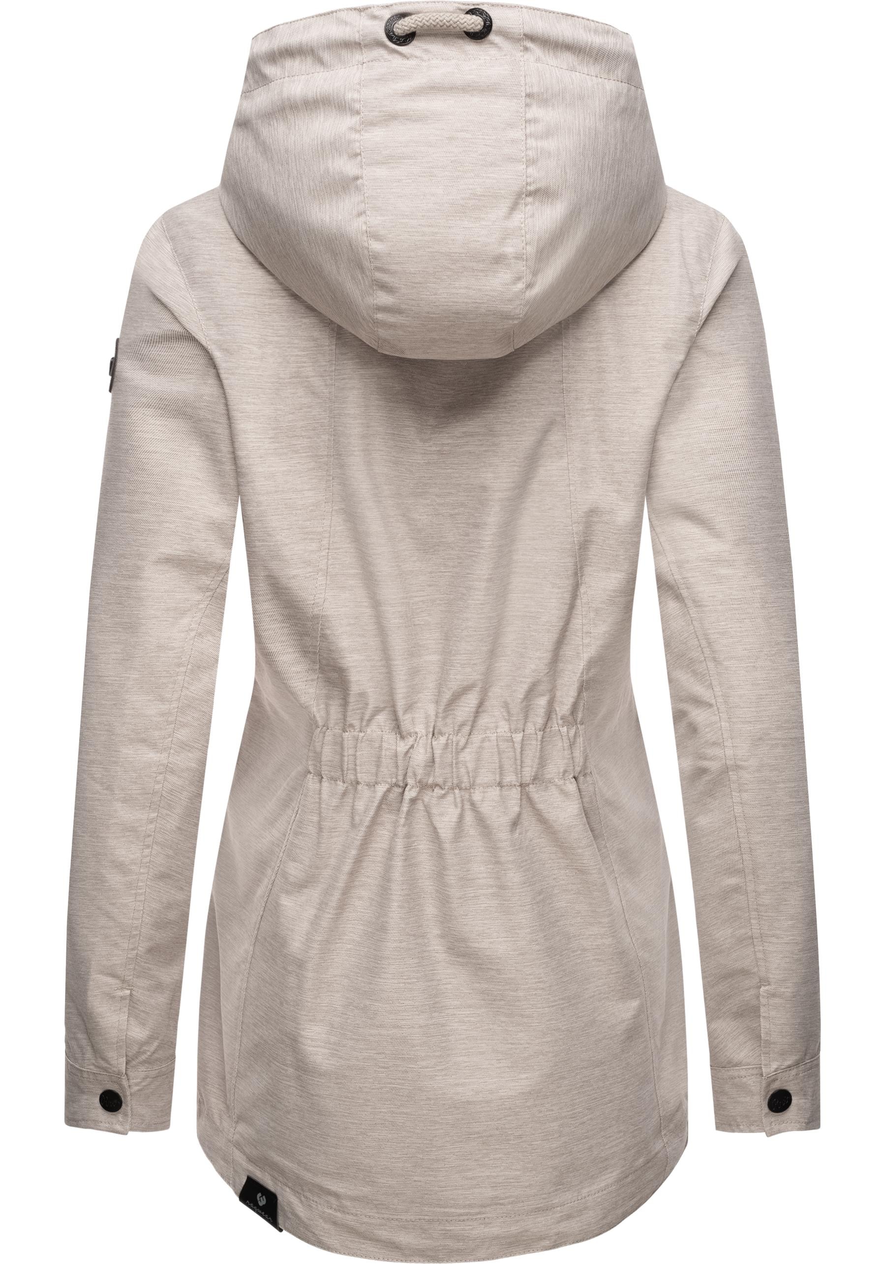 Ragwear Outdoorjacke »Zuzka«, mit Kapuze, stylische Übergangsjacke mit großer Kapuze