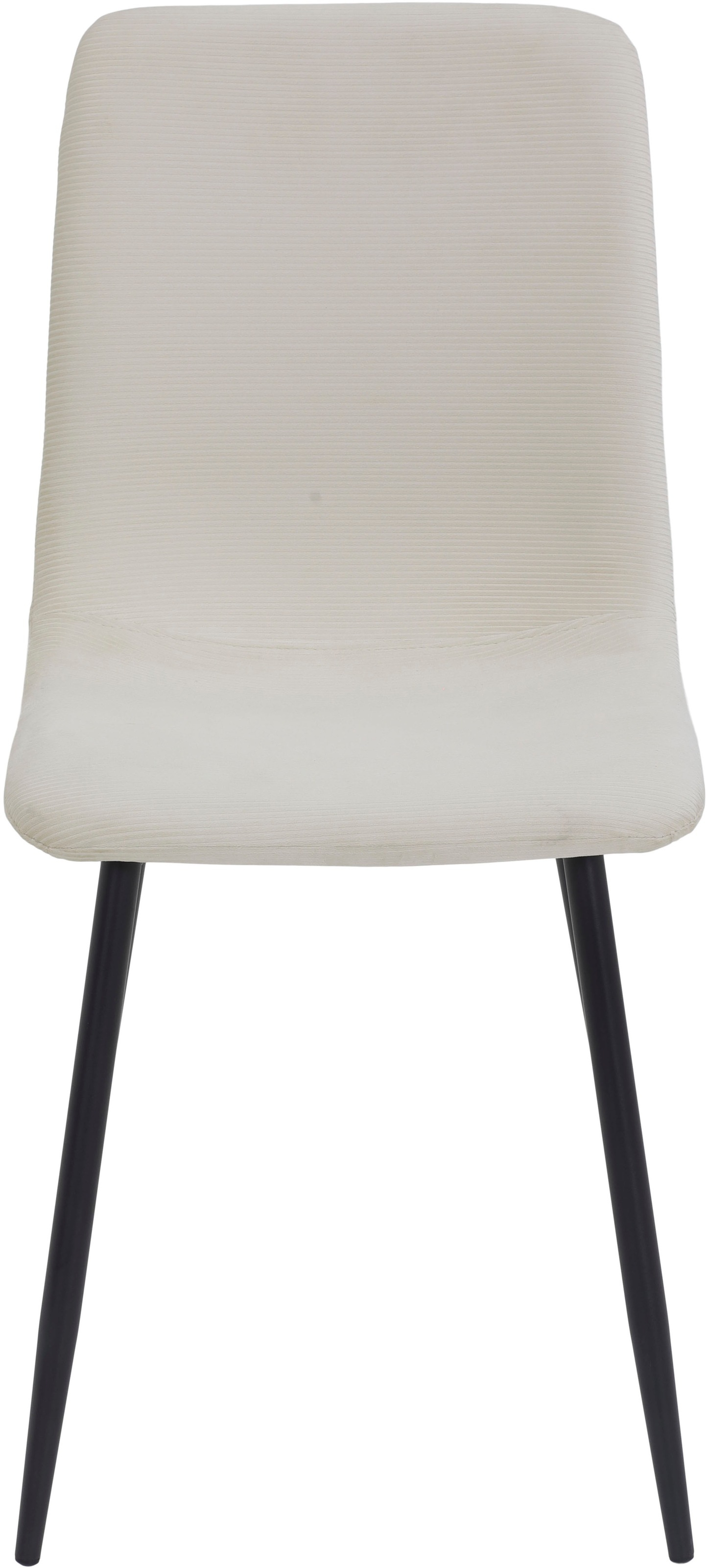 Thumbnail - HELA 4-Fußstuhl "LEIPZIG" (Set) 2 Stk.4-Fuß,Rundrohrgestell konisch,Cordoptik,Sitzschale gespolstert