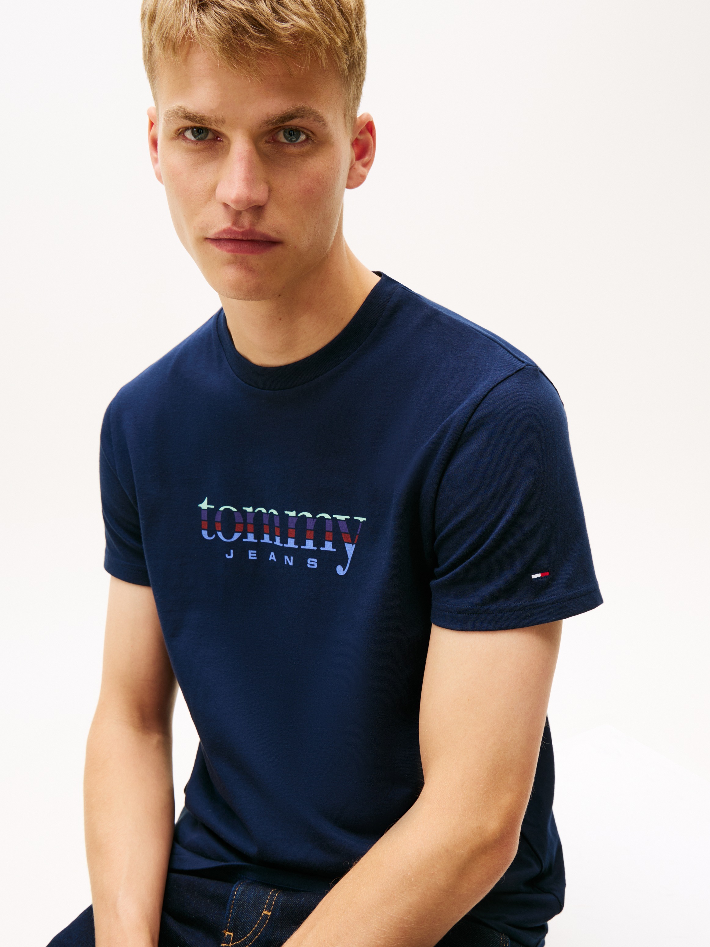 Tommy Jeans T-Shirt "TJM SLIM ENTRY DNA" günstig online kaufen