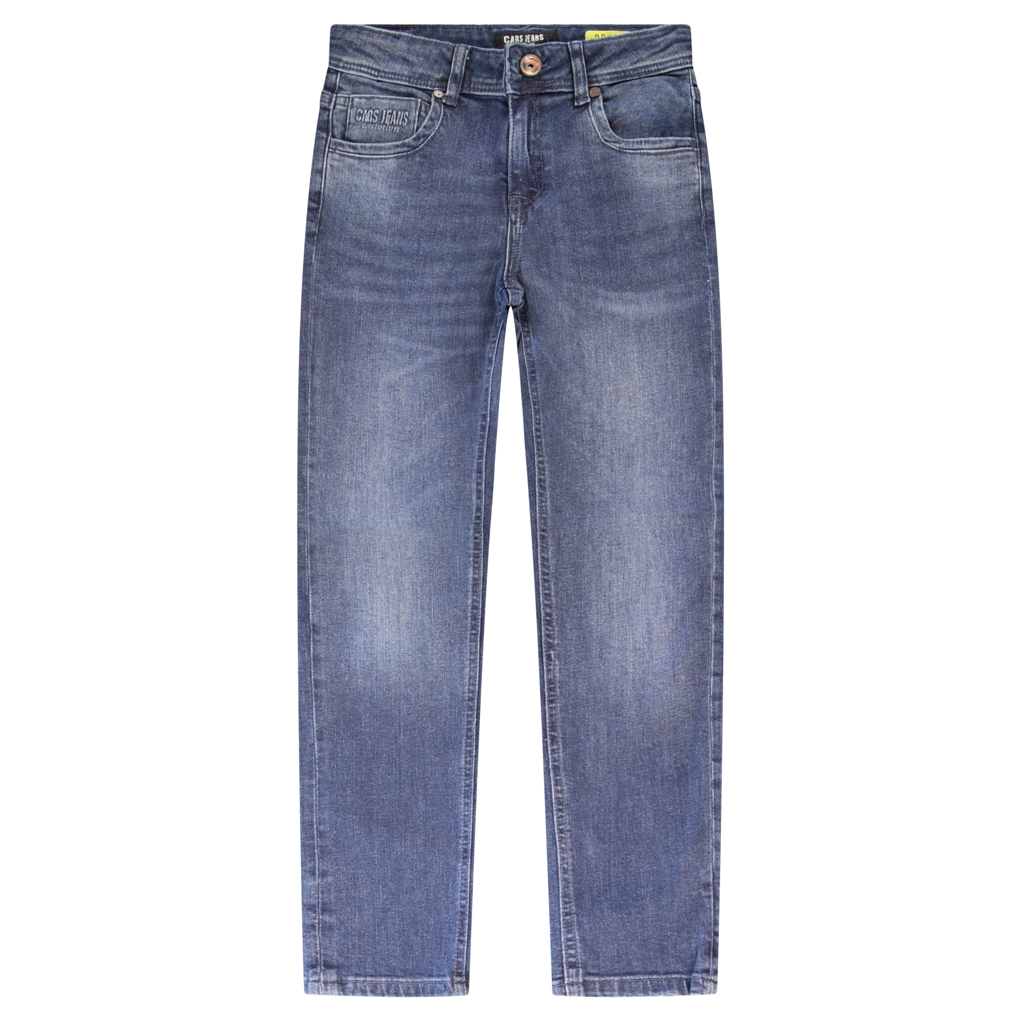 CARS JEANS Jungen 5-Pocket-Jeans "Jeans Douglas", blau, Gr. 8, Abriebeffekte, Denim/Jeans, Obermaterial: 99% Baumwolle, 1% Elasthan, Jeans