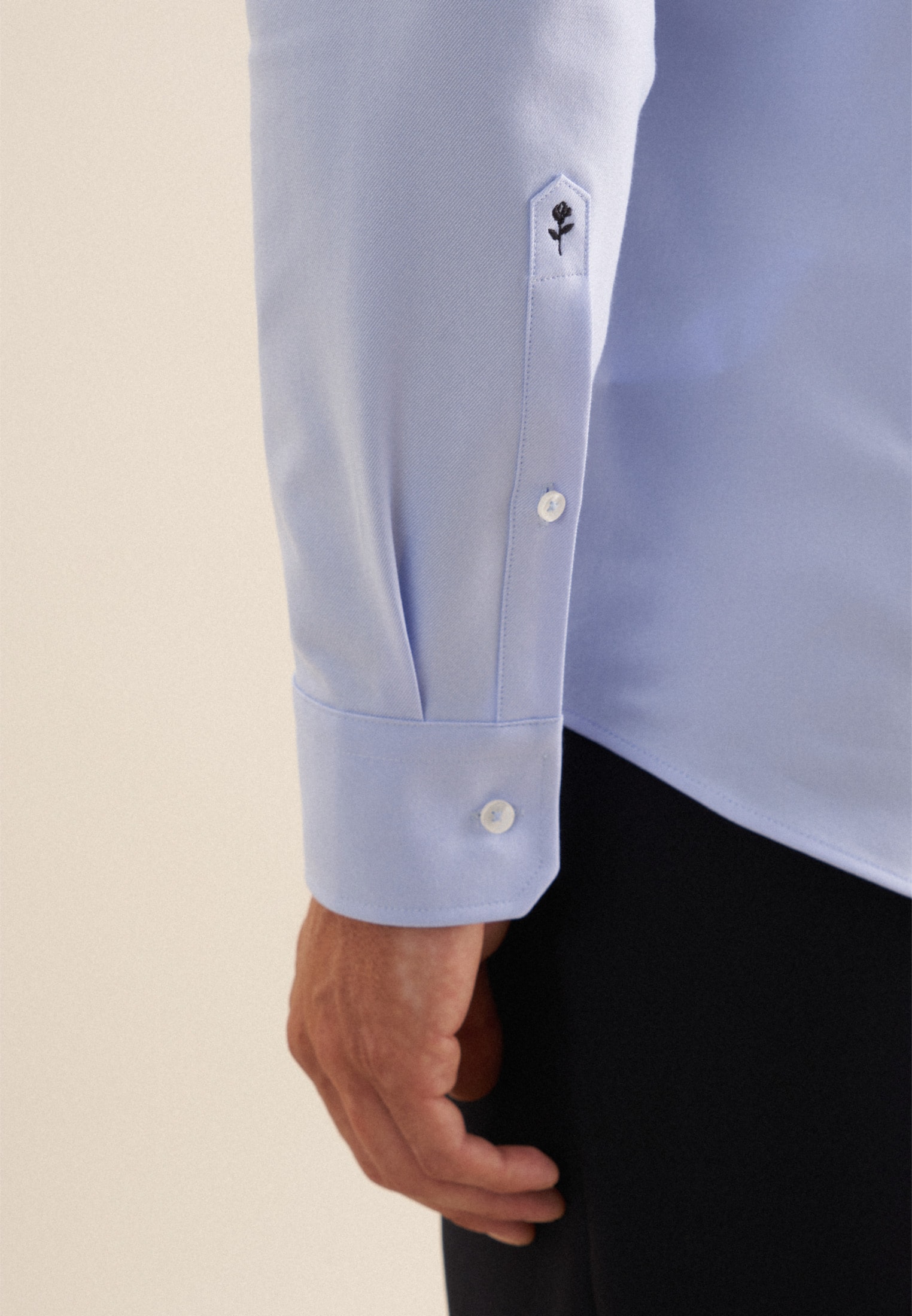 seidensticker Businesshemd »Slim«, Slim Langarm Kentkragen Uni