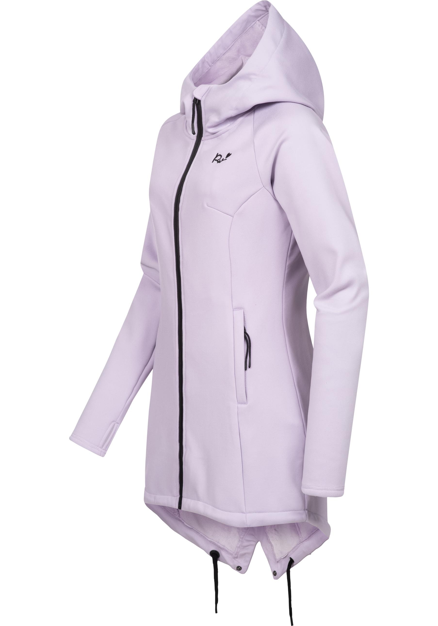 Ragwear Sweatjacke »Wingi«, Sportliche Damen Kapuzenjacke mit kuschelig weichem Innenleben