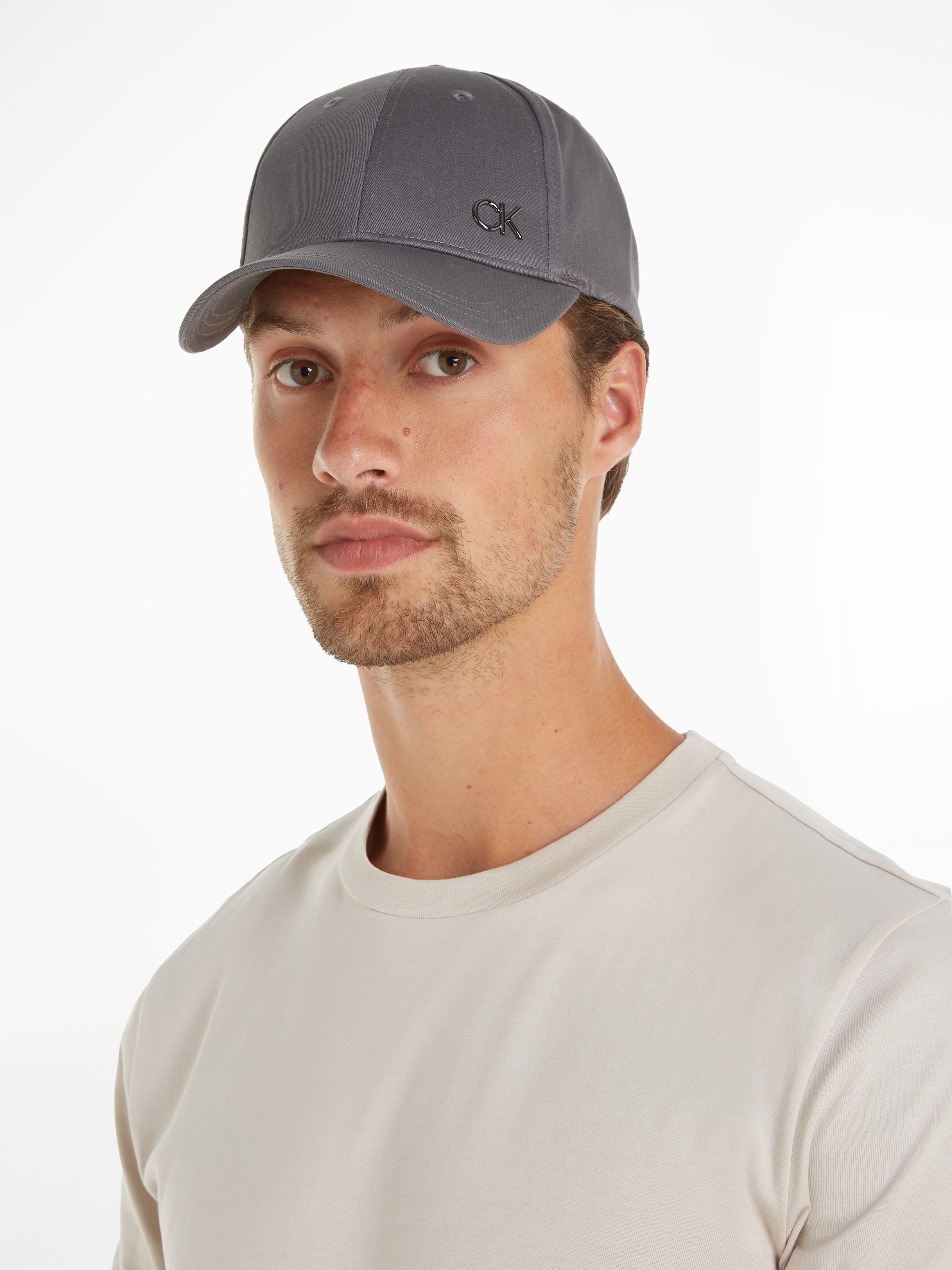 Calvin Klein Baseball Cap »Cap METAL auf BB« BOMBED Raten BAUR | CK