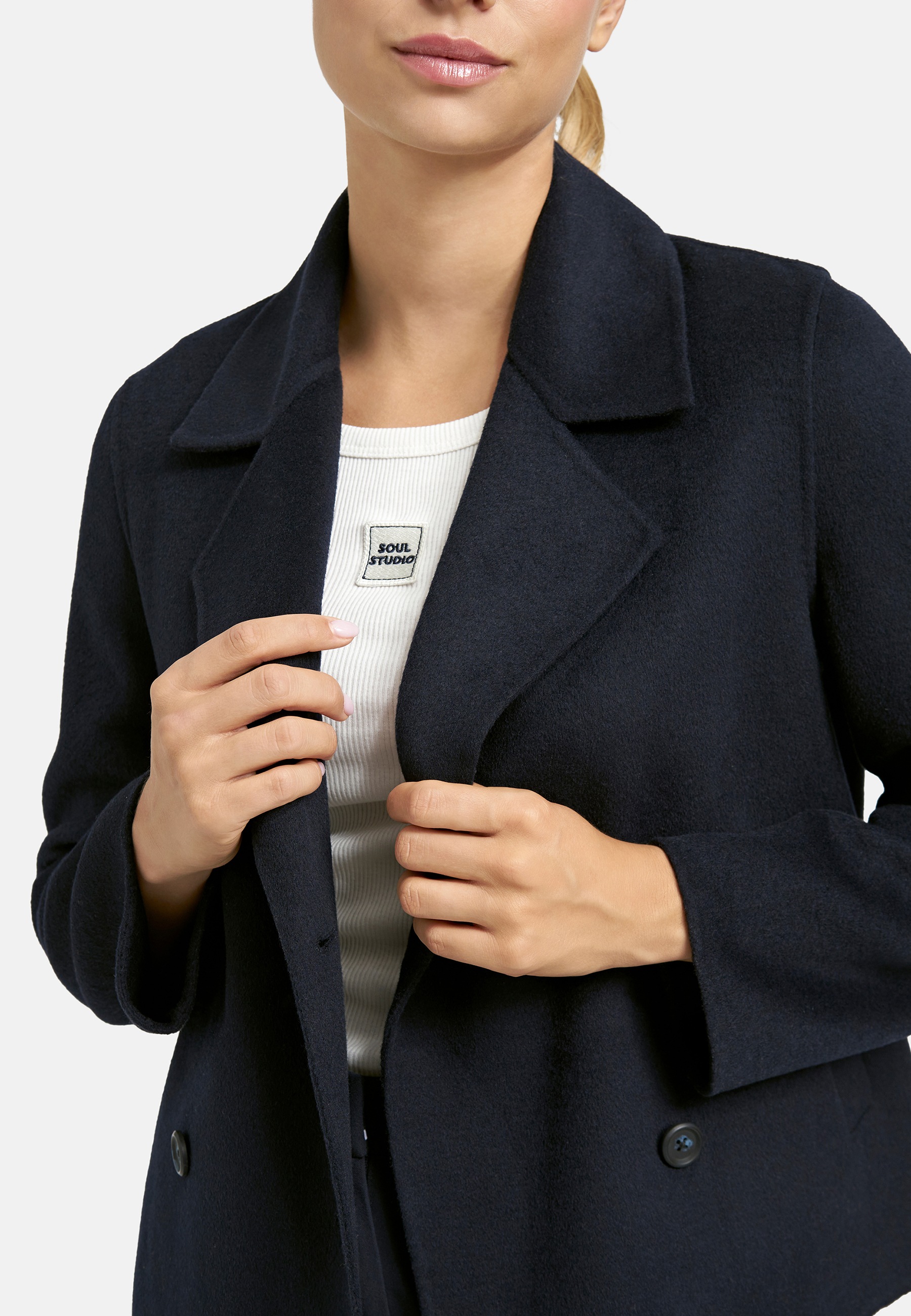 Smith & Soul Kurzjacke ohne Kapuze