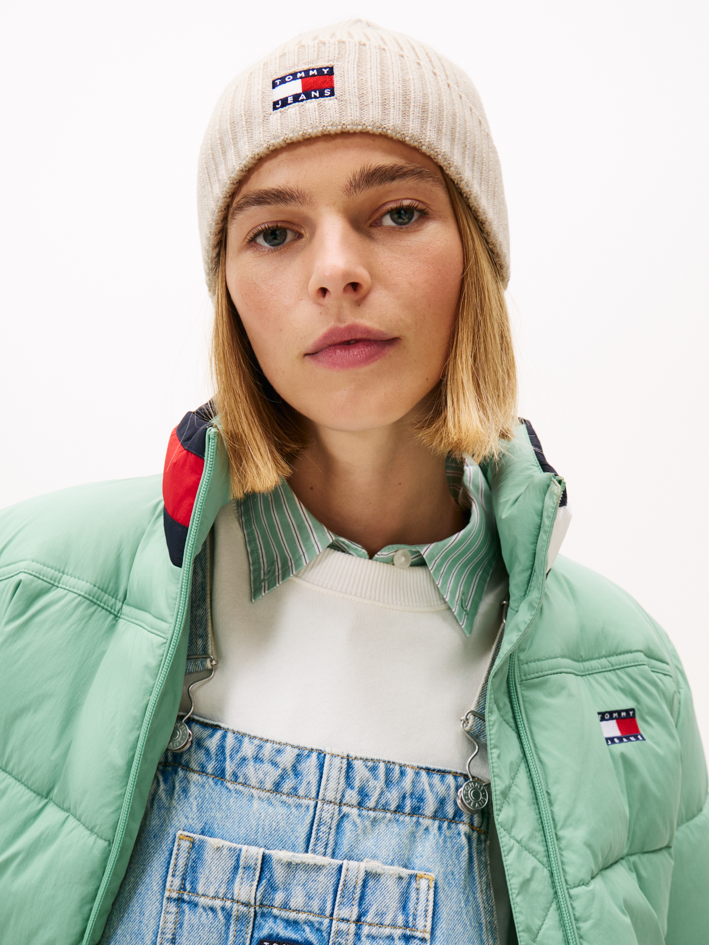 Tommy Jeans Beanie "TJW HERITAGE CORE", Rippstrick, Umschlag, normale Passf günstig online kaufen