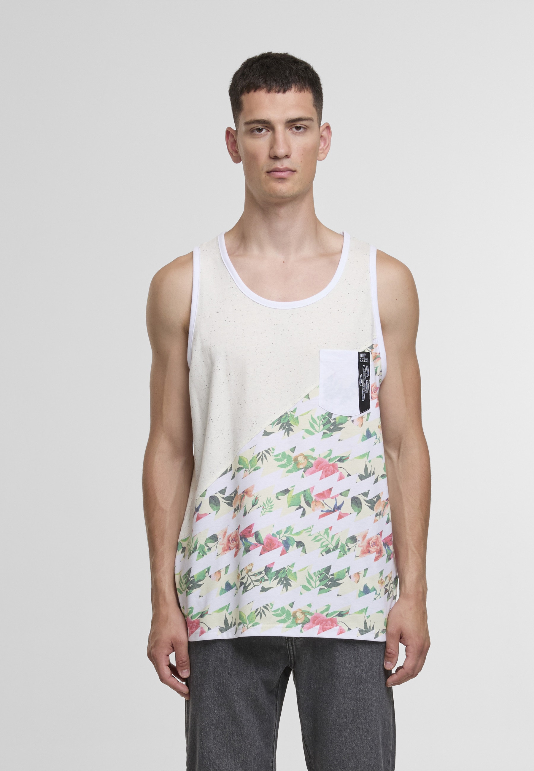 Just Rhyse Tanktop »Just Rhyse Just Rhyse Floral Tank Tops« 1 Stk.