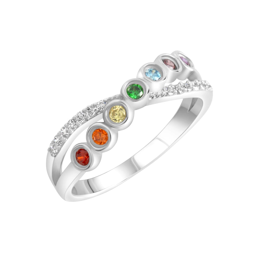 Firetti Fingerring »Schmuck Geschenk Silber 925 Silberring Croise«