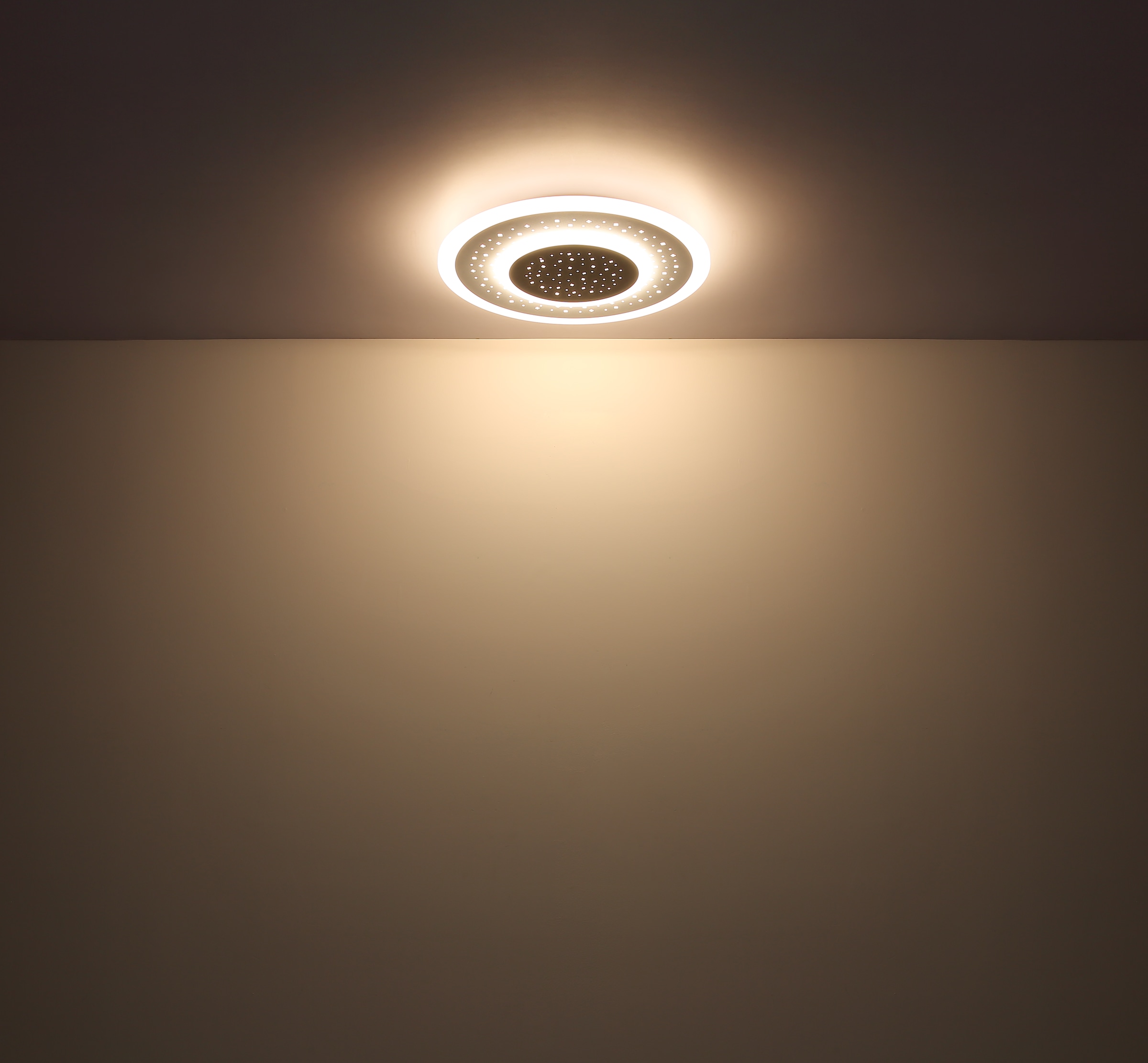 GLOBO LIGHTING LED Deckenleuchte »GISELL«, Leuchtmittel LED-Modul | LED fest integriert, Deckenlampe/rund/Wohnzimmer/Schlafzimmer/elegant