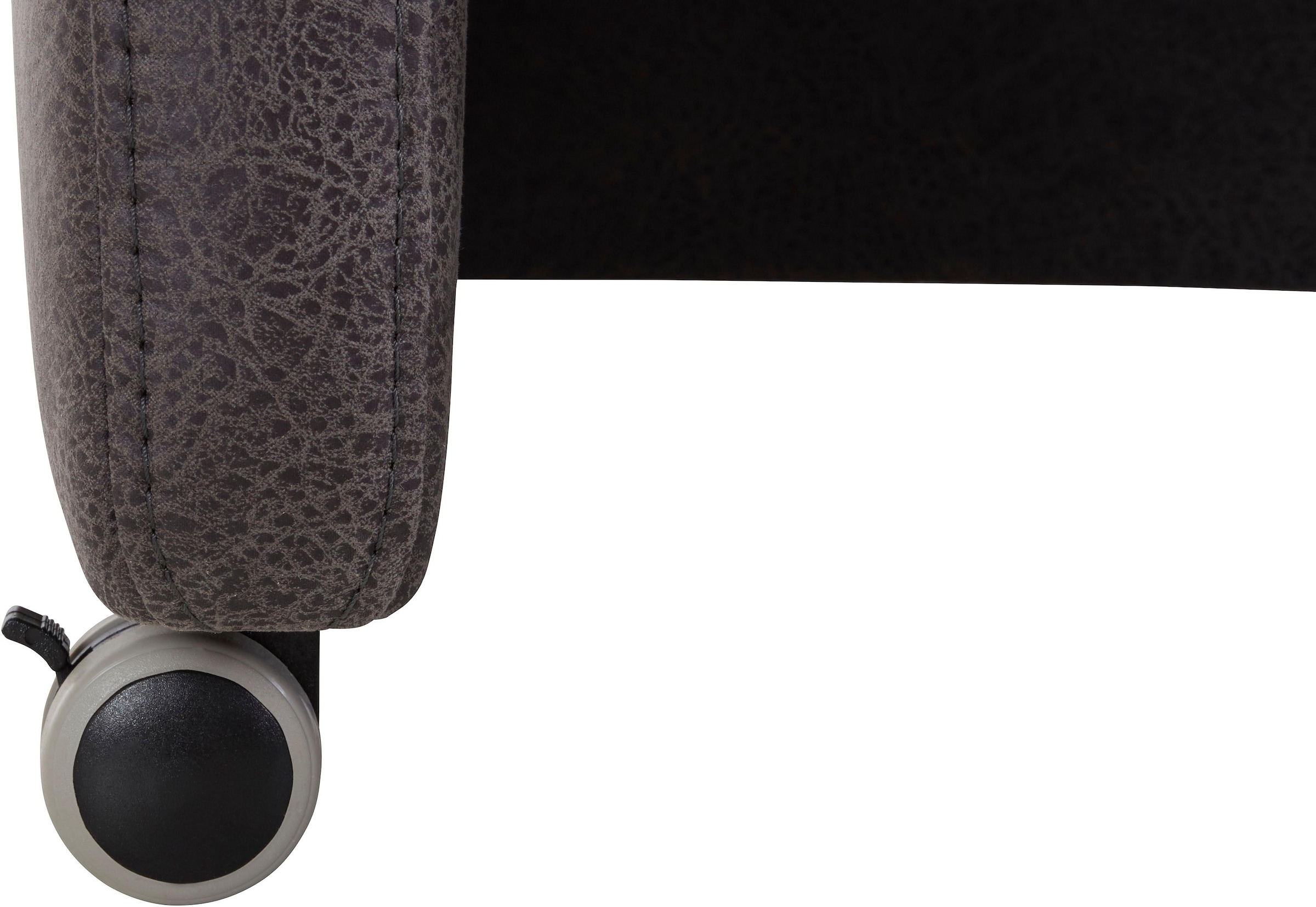 exxpo - sofa fashion Sessel »Barista Clubsessel auf Rollen, schmale Armlehnen, aktuelles Design«, bequem und komfortabel, Breite 61 cm