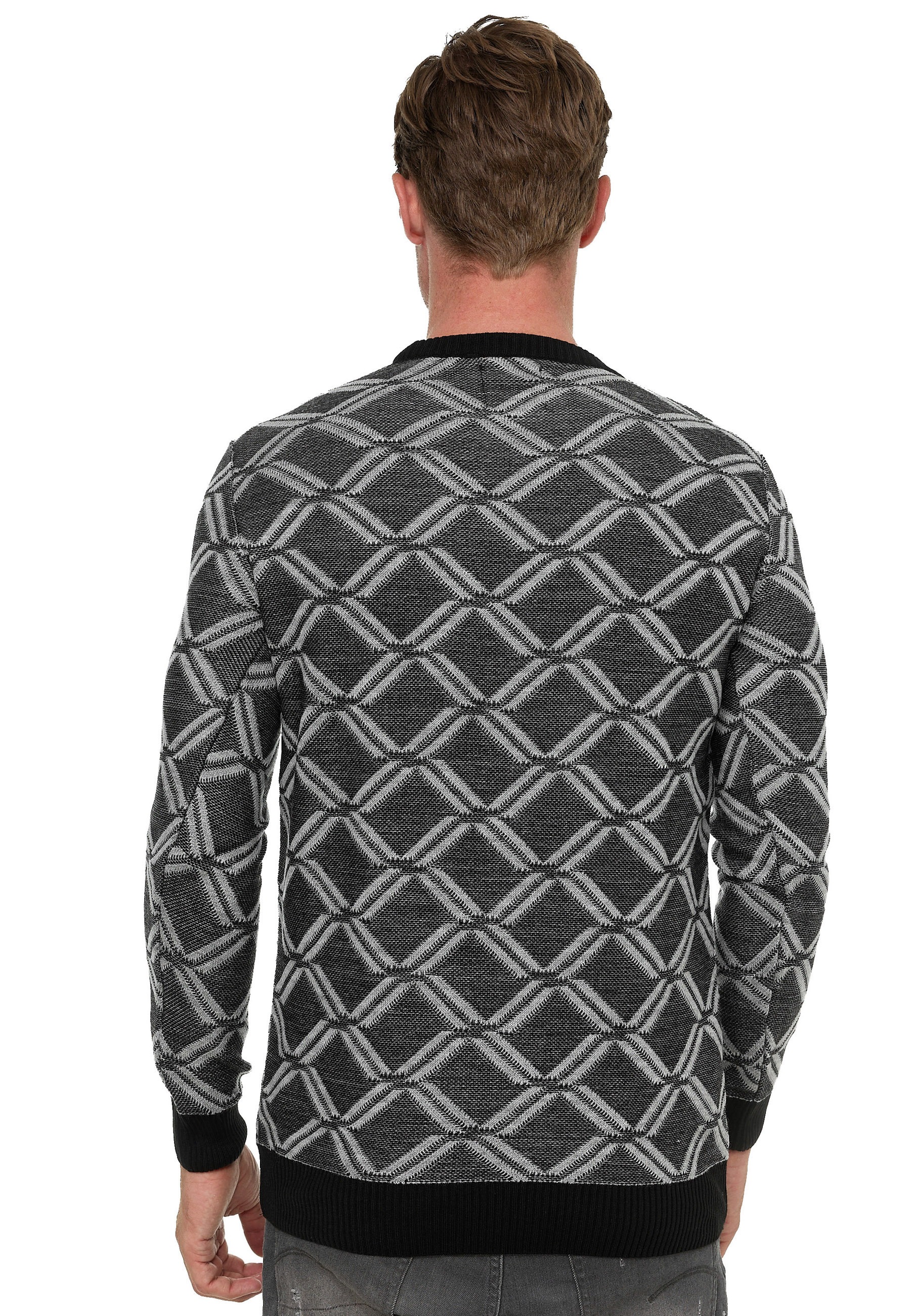 Rusty Neal Strickpullover, in tollem Karo-Design