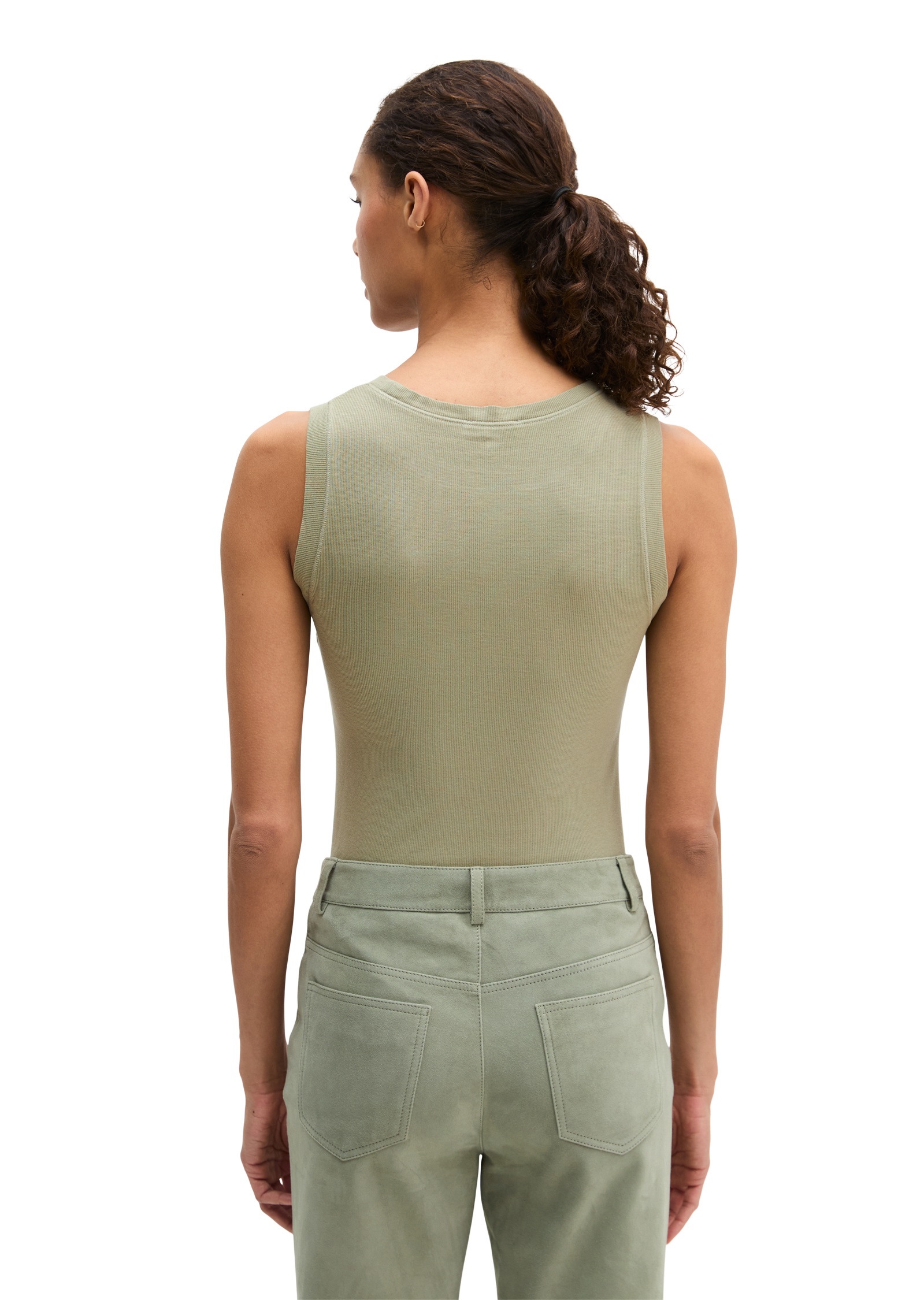 Marc O'Polo T-Shirt »aus Rippjersey«