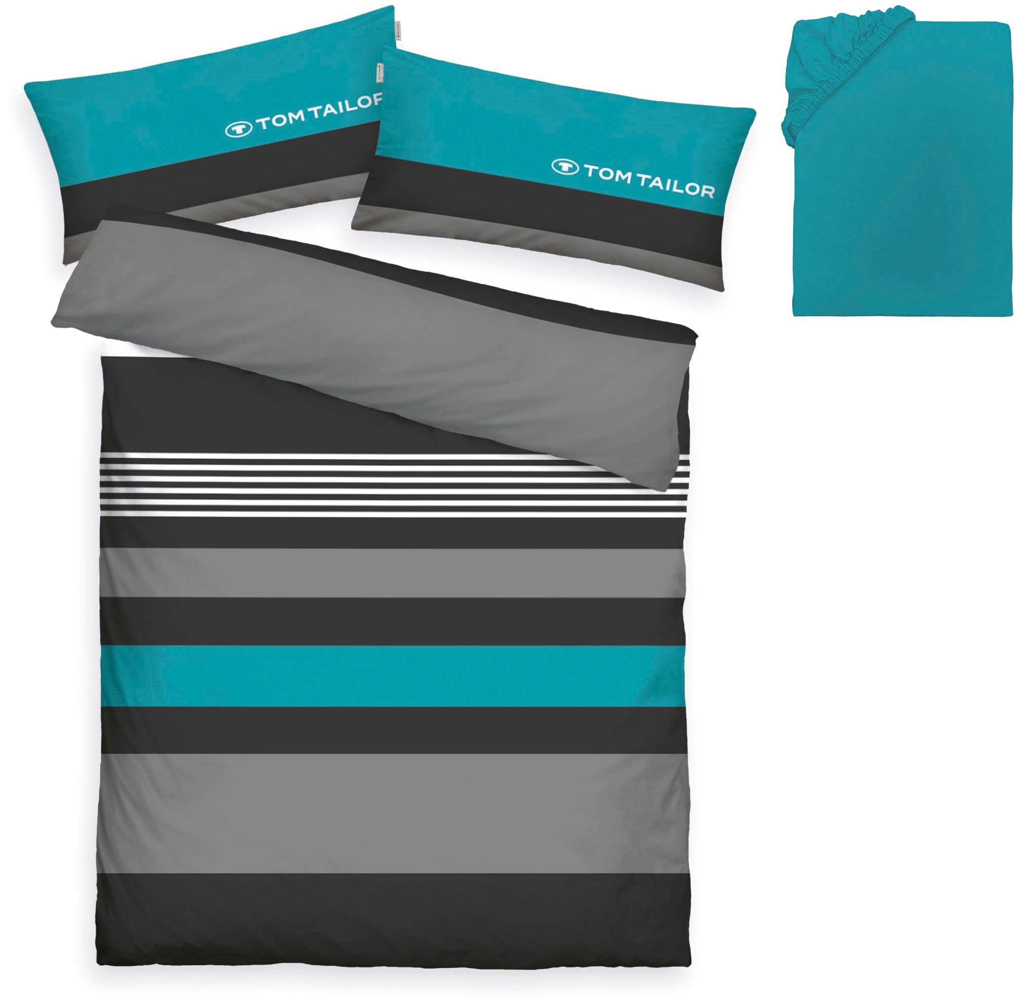 TOM TAILOR HOME Bettwäsche "Carl in Gr. 135x200 oder 155x220 cm" 3 Stk. mit günstig online kaufen
