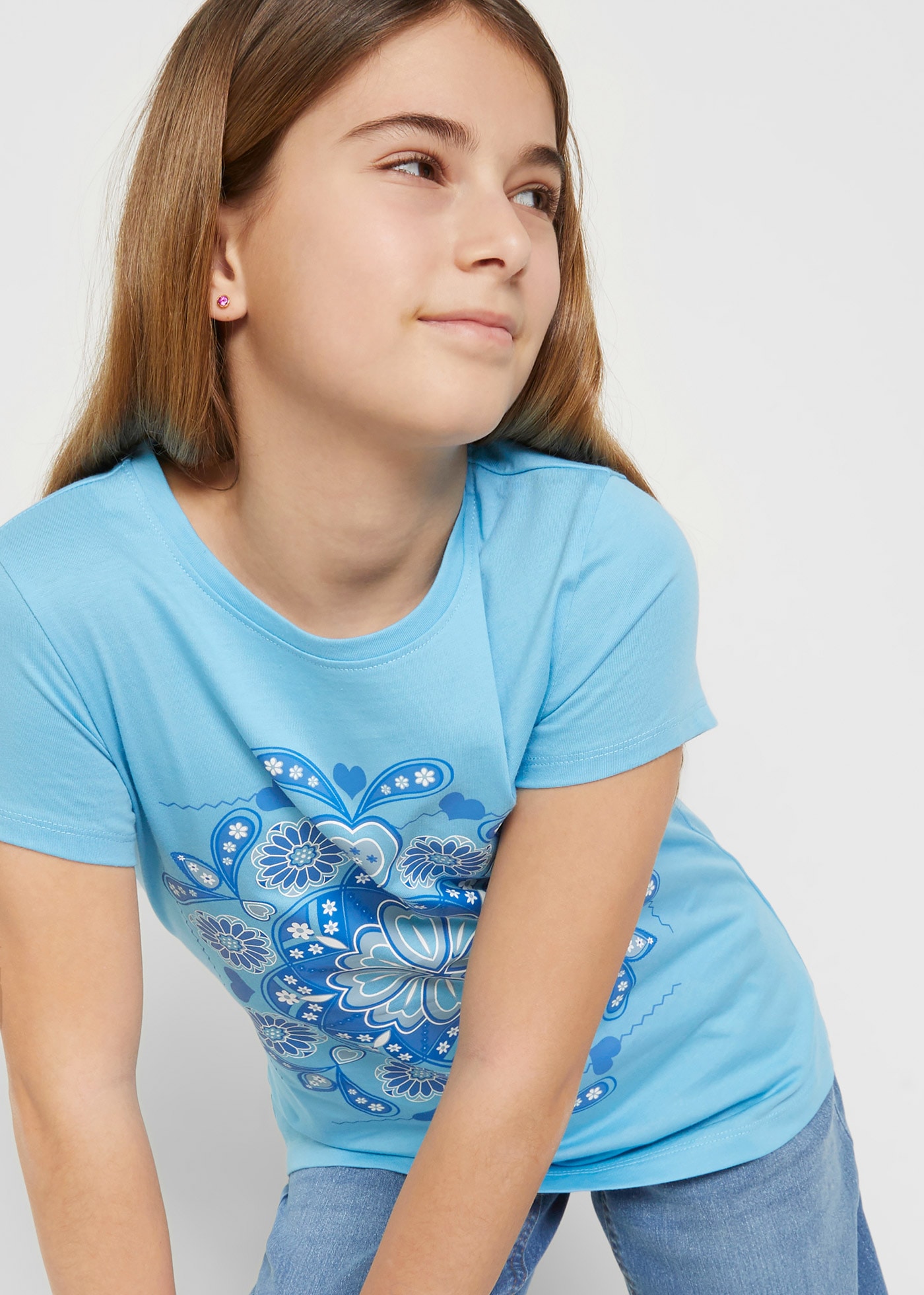 bonprix T-Shirt »T-Shirt aus reiner Baumwolle«, T-Shirt aus reiner Baumwolle
