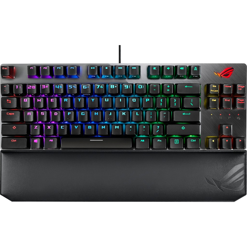 Asus Gaming-Tastatur »ROG Strix Scope NX TKL D/NXRD/DE«, (Multimedia-Tasten)