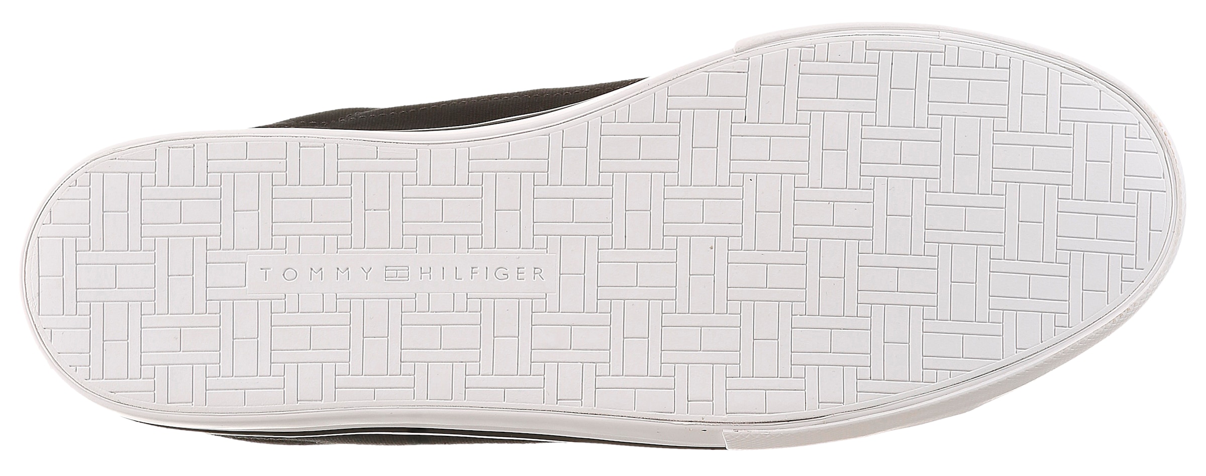 Tommy Hilfiger Sneaker »VULC CORE LONG LACE«  Freizeitschuh, Halbschuh, Schnürschuh mit Kontrastbesatz an der Ferse